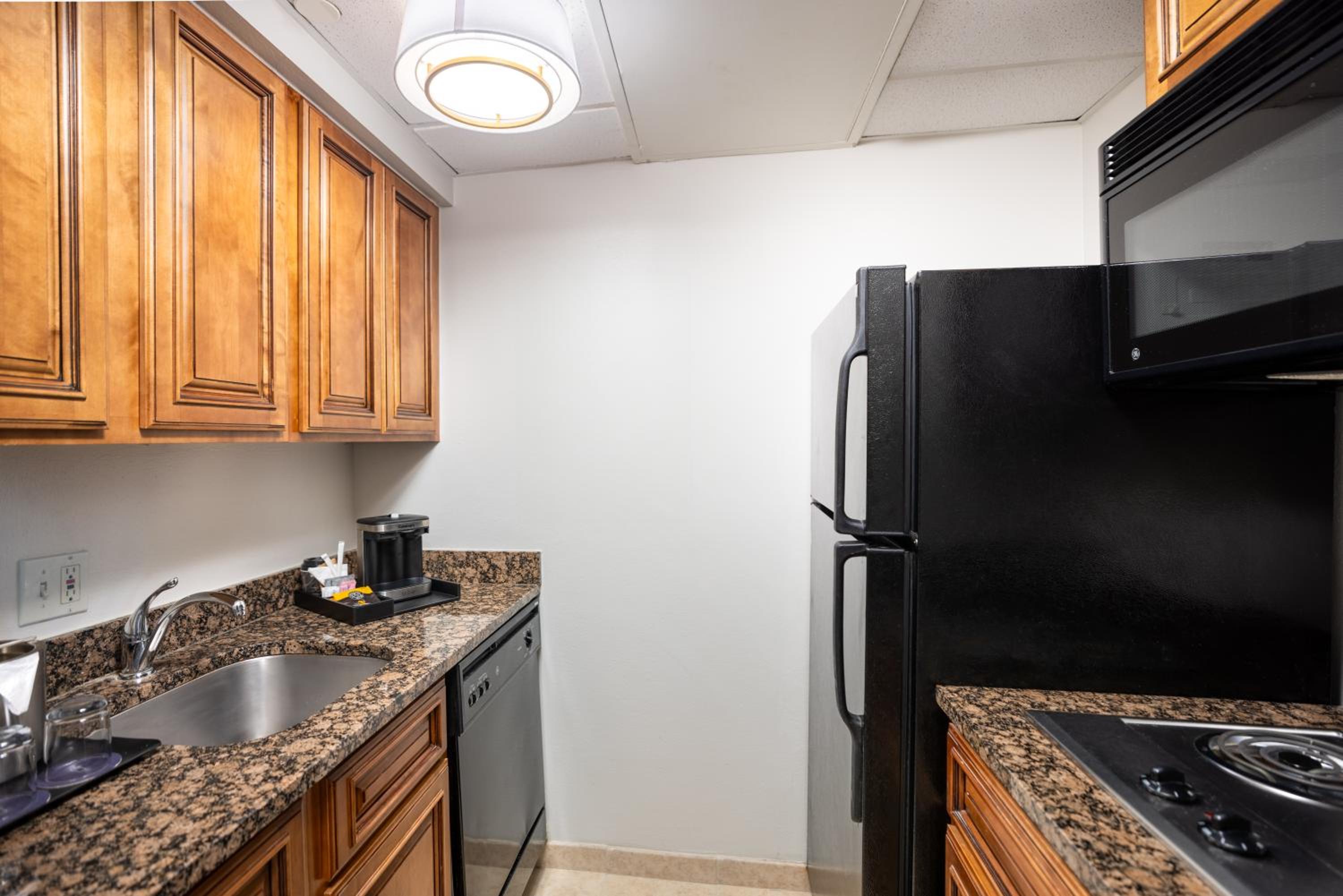 King Studio with Roll-In Shower and Kitchen - Mobility Accessible - Photo 18