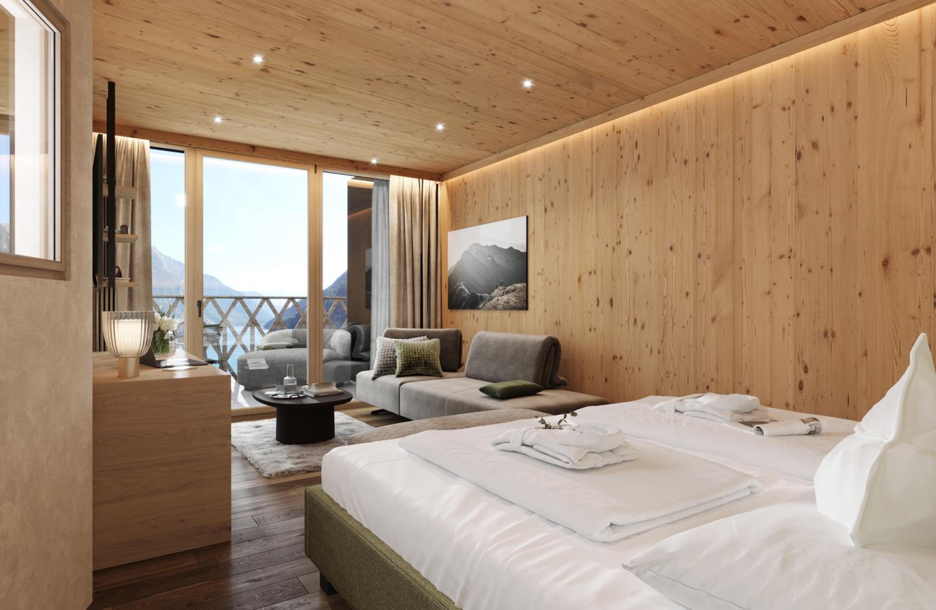 Family Room with Lake View
