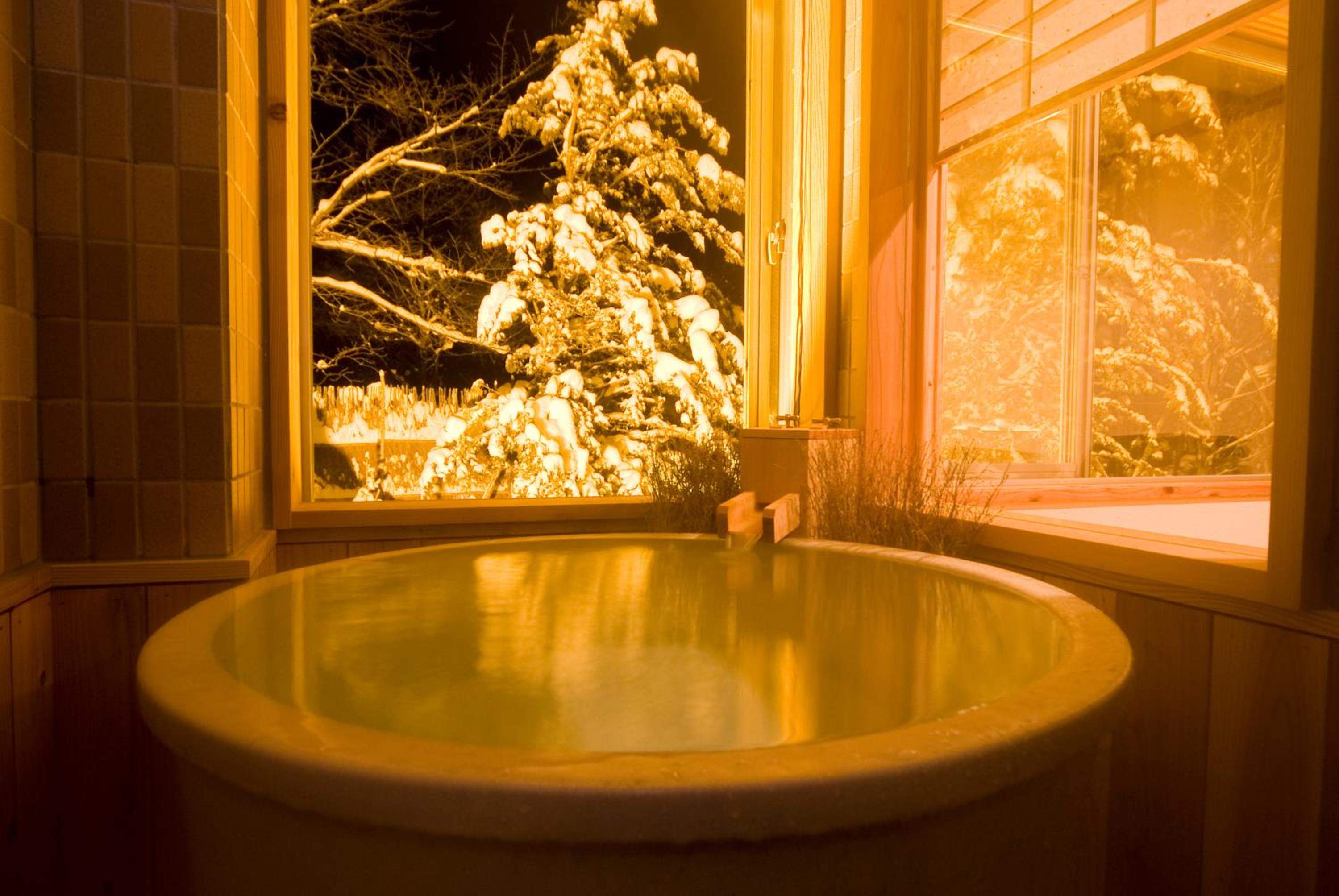 Renovated Japanese-Western Style Room with Hot Spring Private Bath 45 sqm