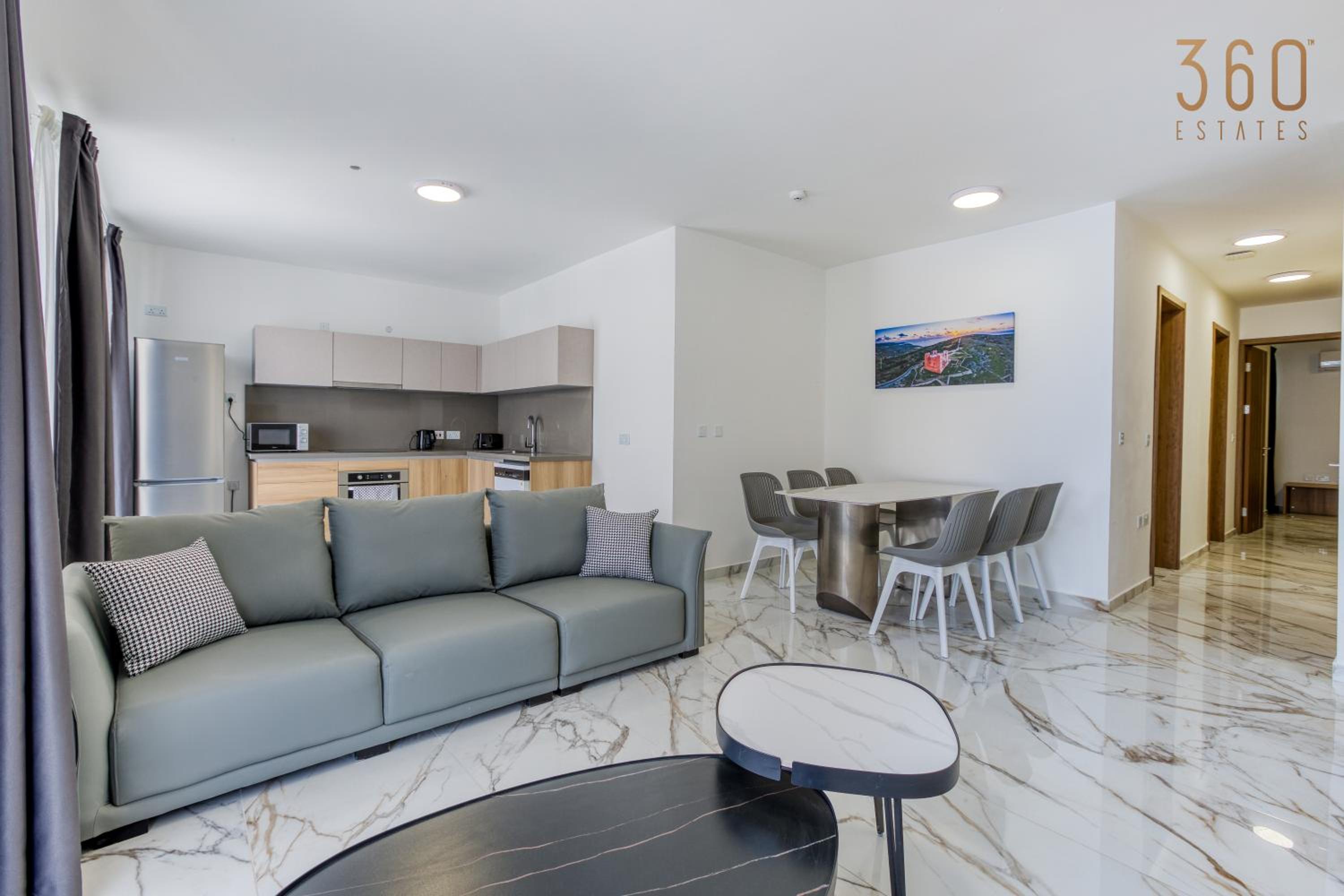 Two-Bedroom Apartment with Balcony