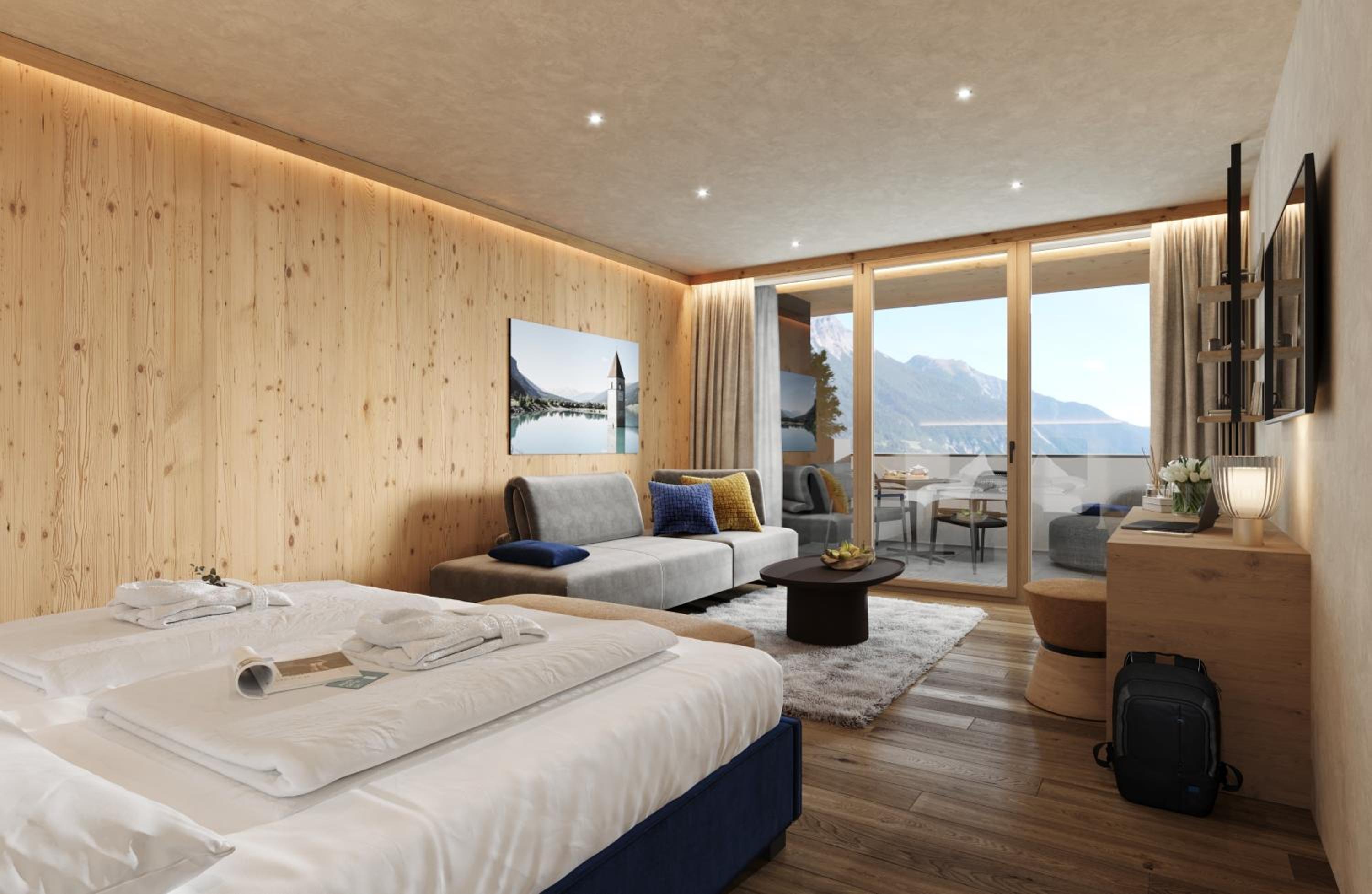 Family Room with Lake View