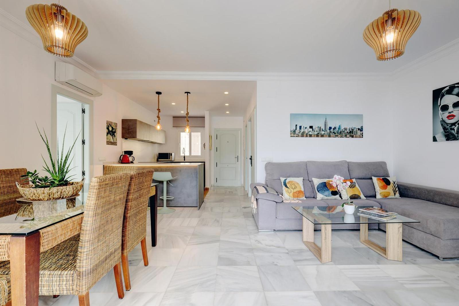Apartamento de dos habitaciones