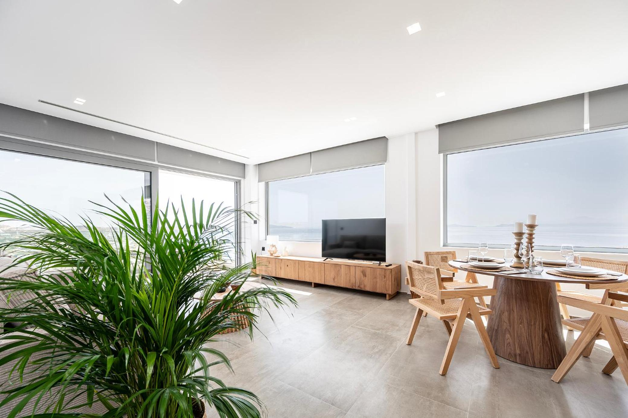 Two-Bedroom Apartment with Balcony and Sea View