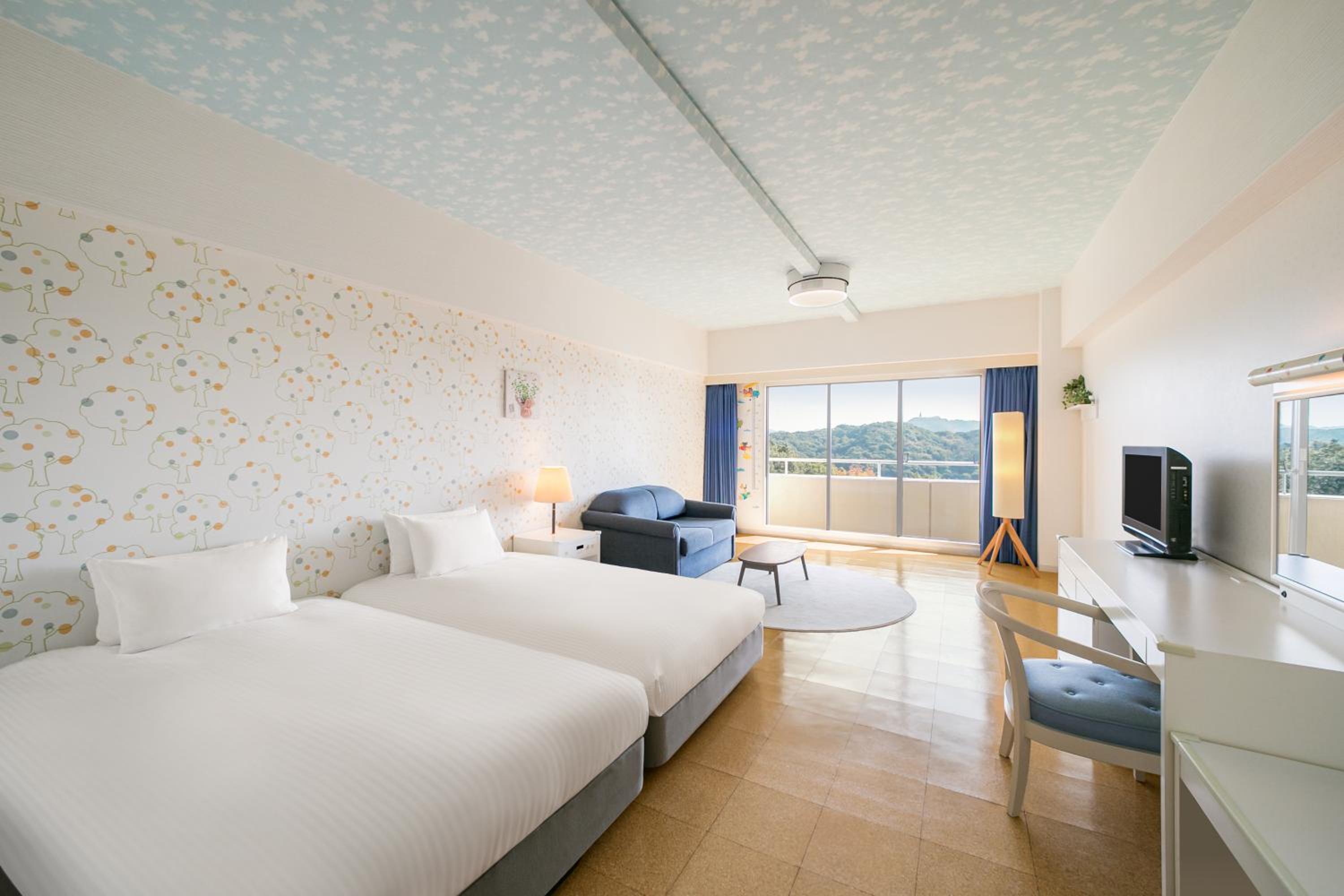 Standard Room with Two Single Beds and Mountain view - Baby Friendly