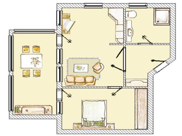 One-Bedroom Apartment photo 3