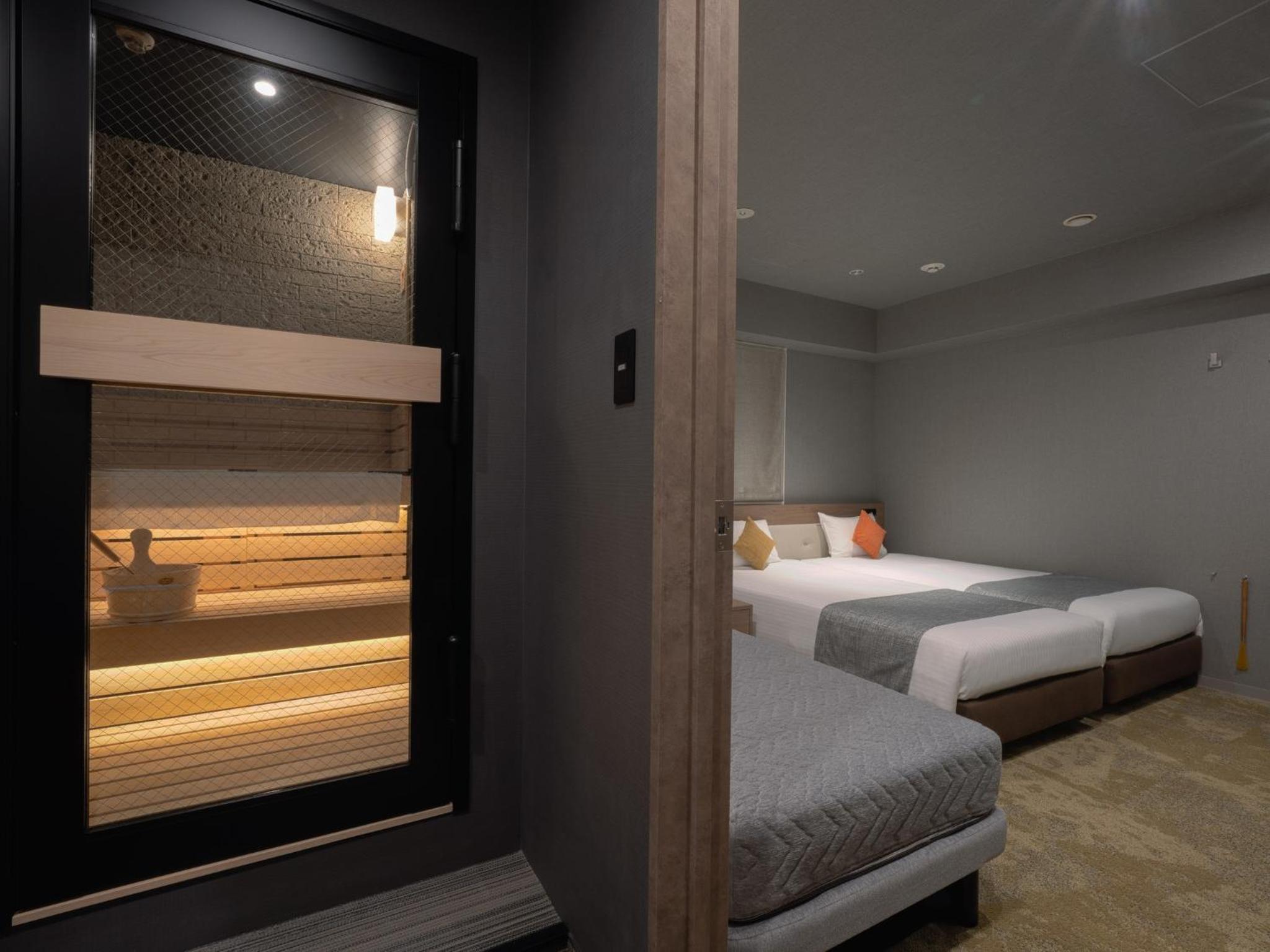 Twin room with private sauna【so-na】/31 square yard/nonsmoking