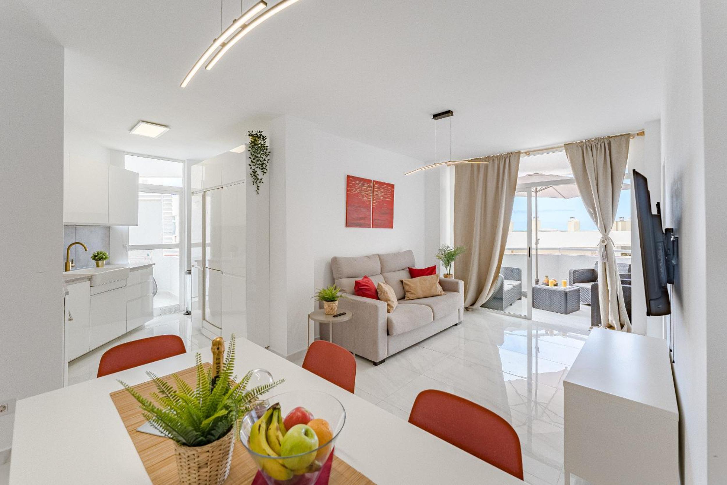 Apartamento con vista al mar