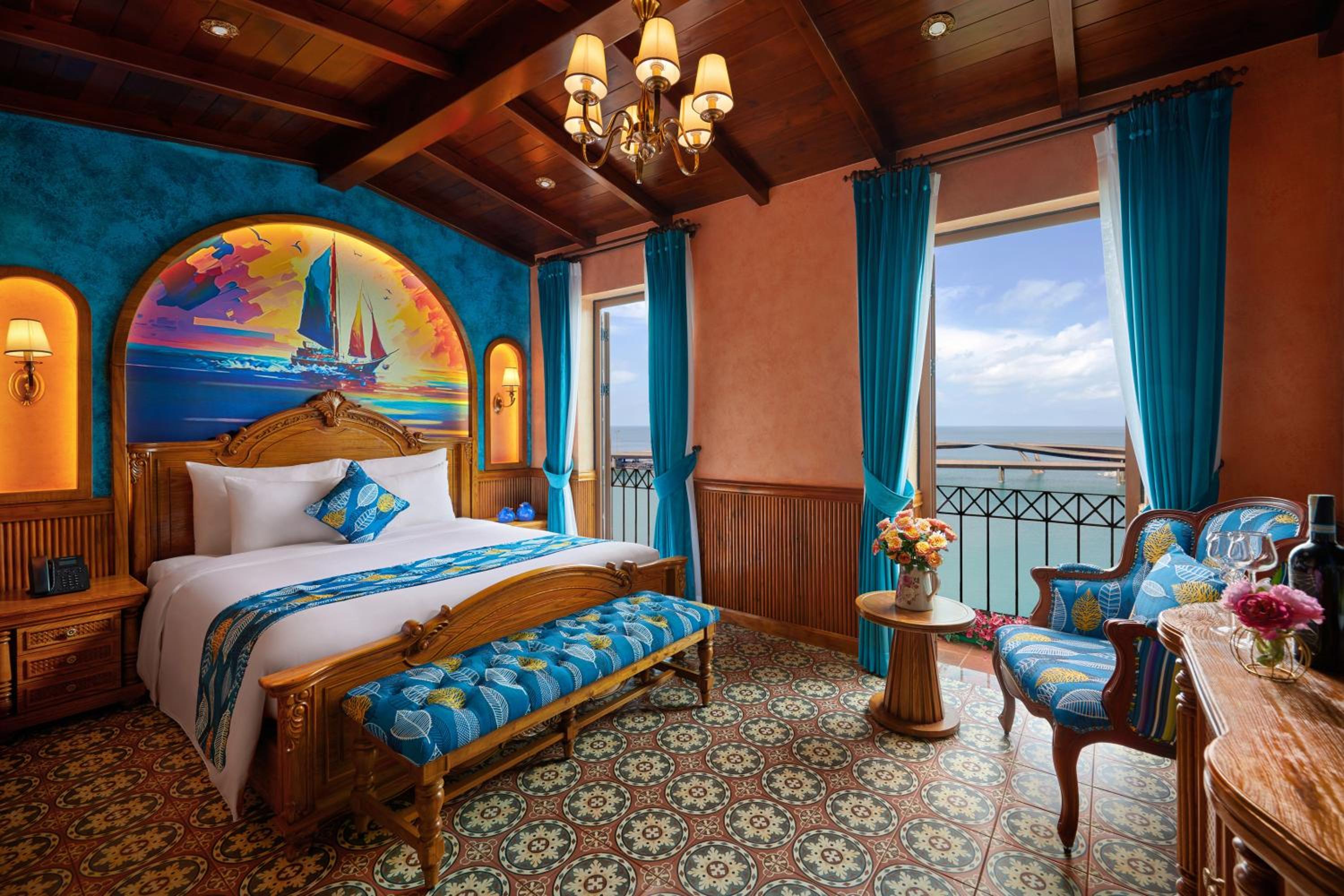 Aeternus Amoris, Ocean View, 1 King Bed with 2 Balconie - Photo 1