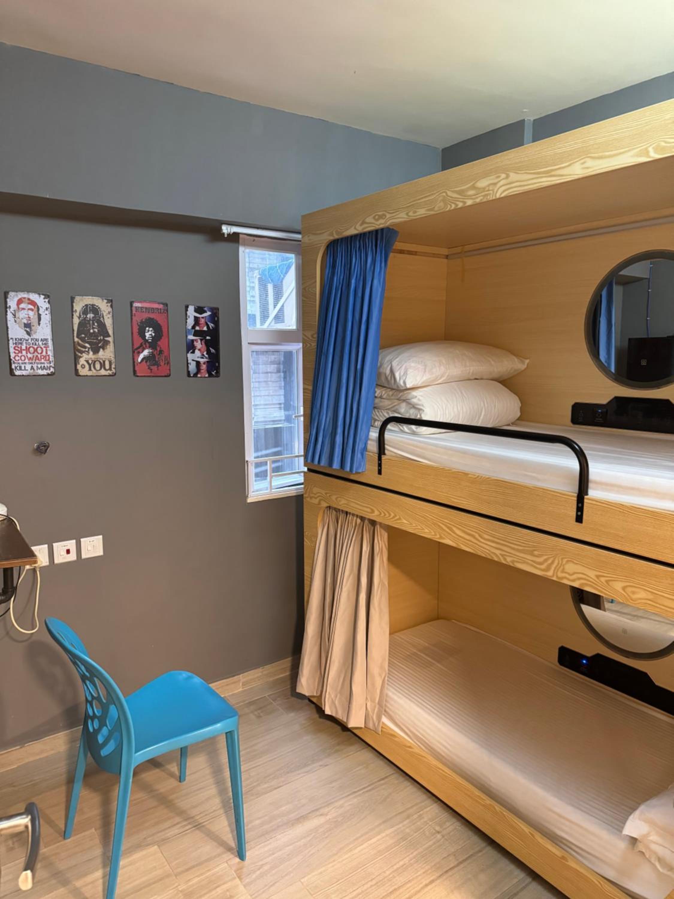 Bed in 4-Bed Male Dormitory Room