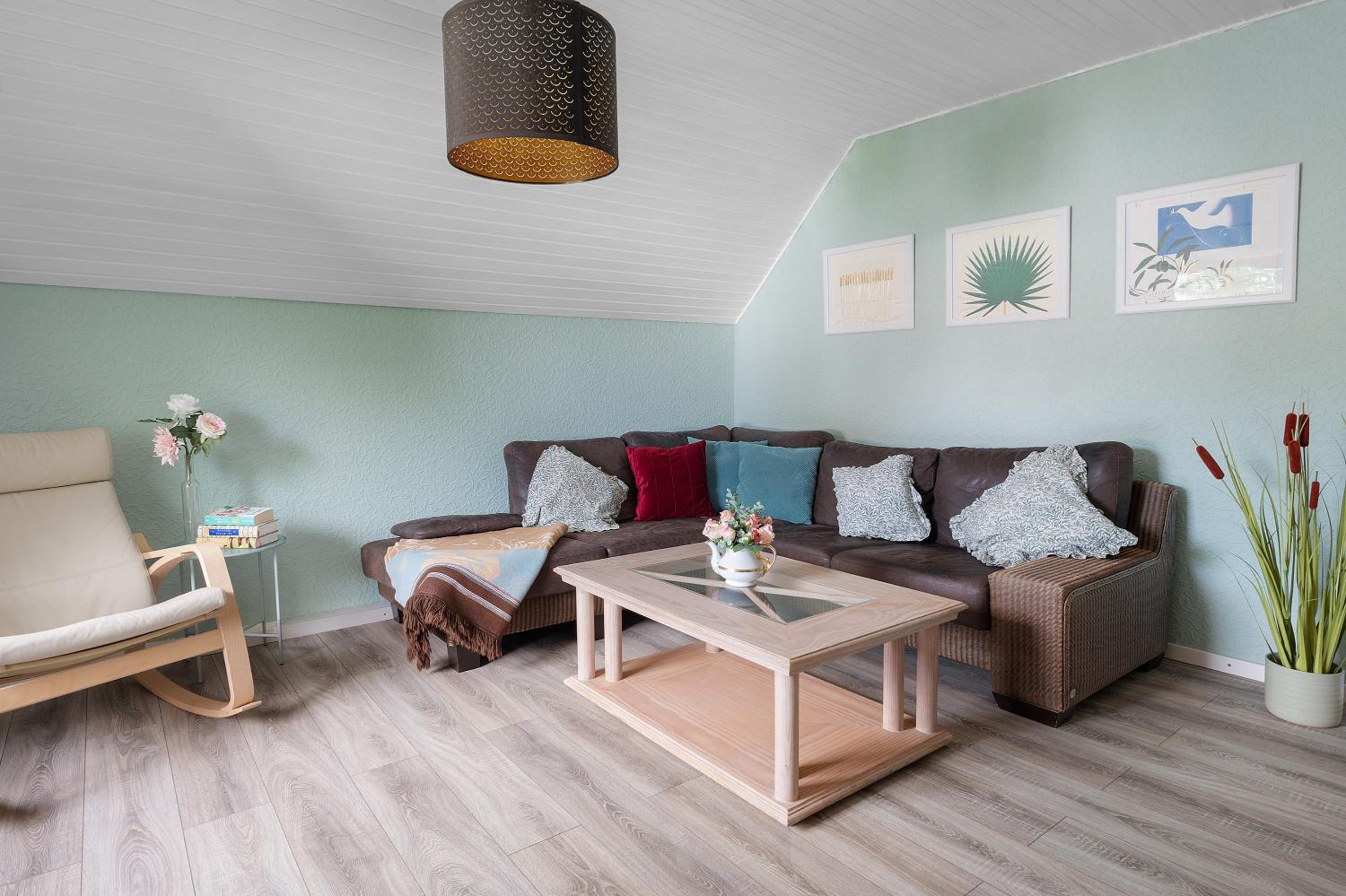 Two-Bedroom Deluxe Apartment with Garden View