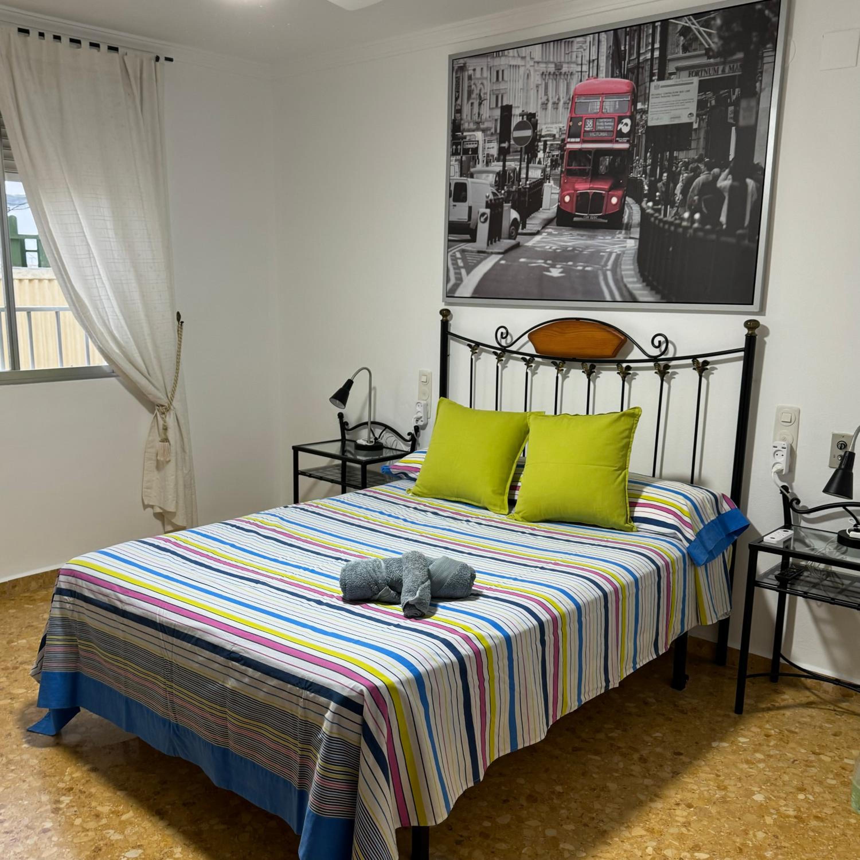Habitación doble con baño compartido