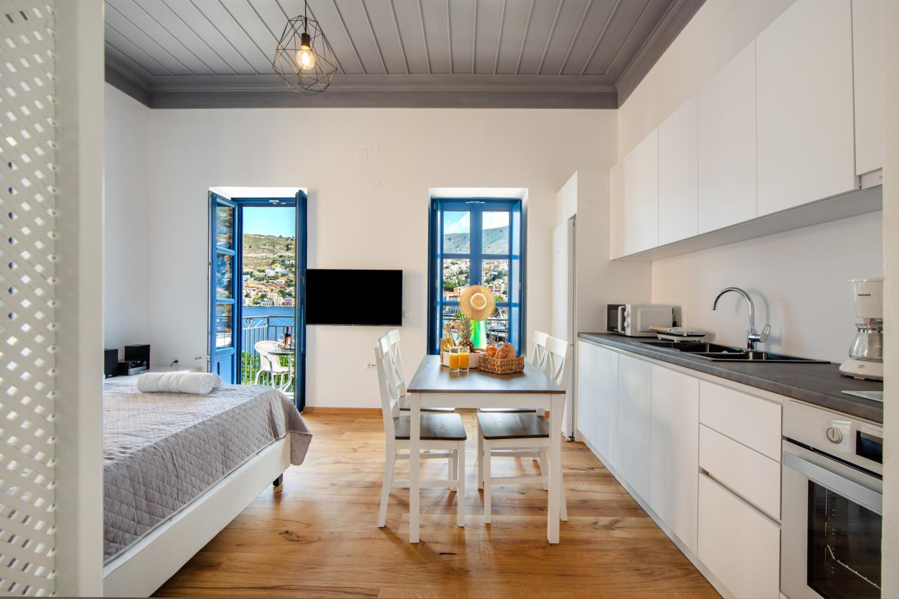 One-Bedroom Apartment with Balcony and Sea View