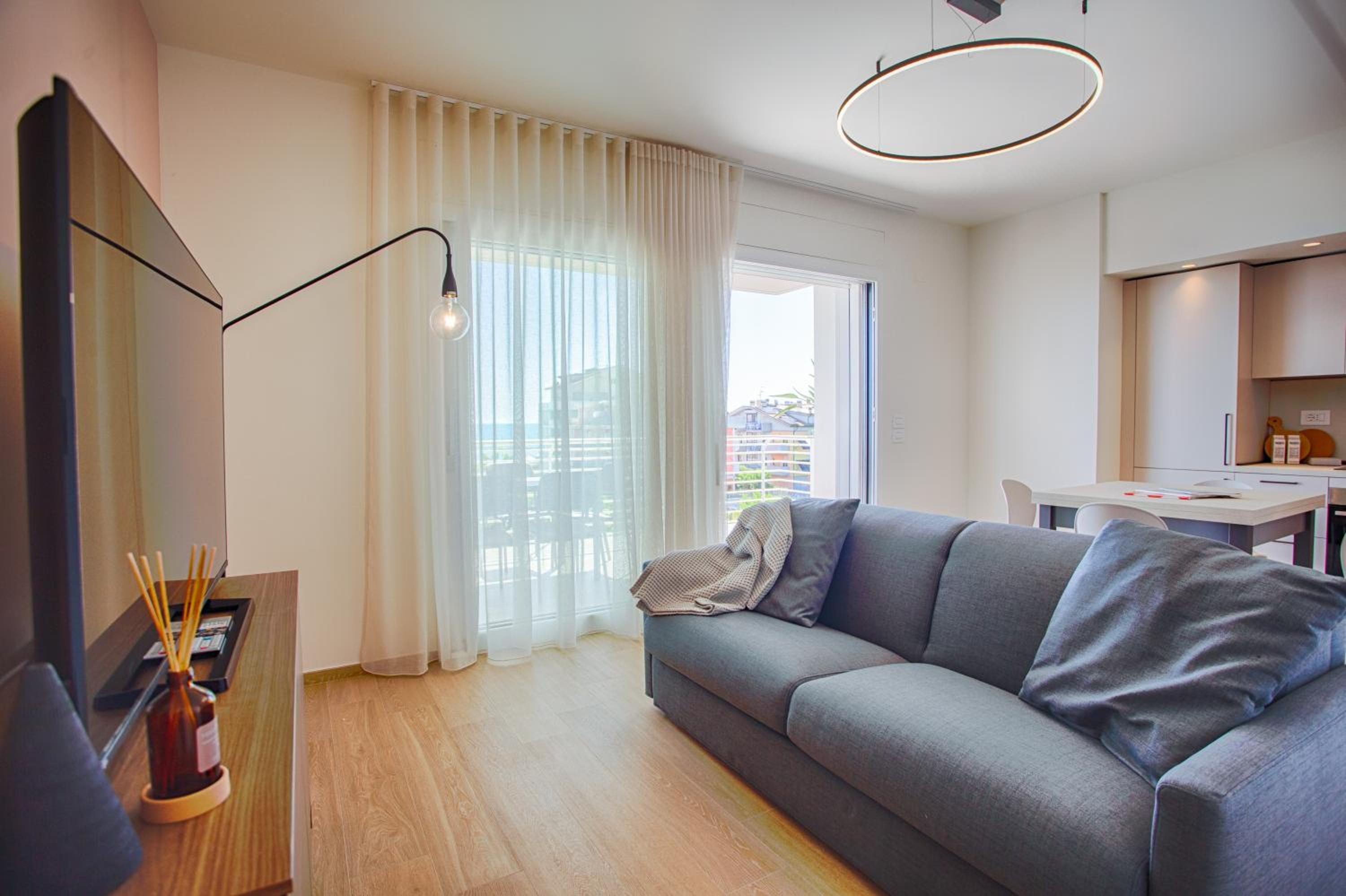 Two-Bedroom Apartment with Balcony and Sea View