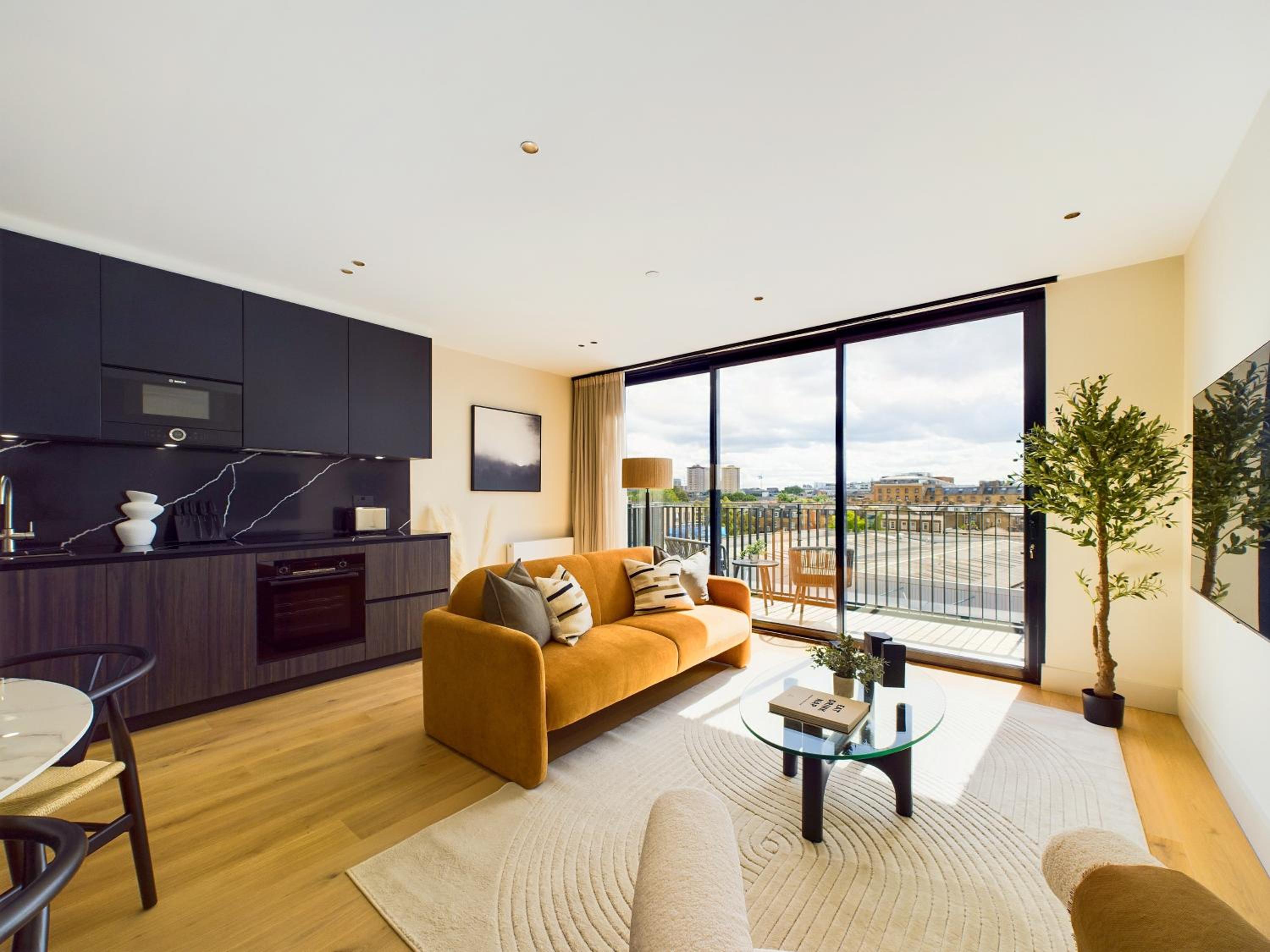 Two-Bedroom Apartment with Balcony