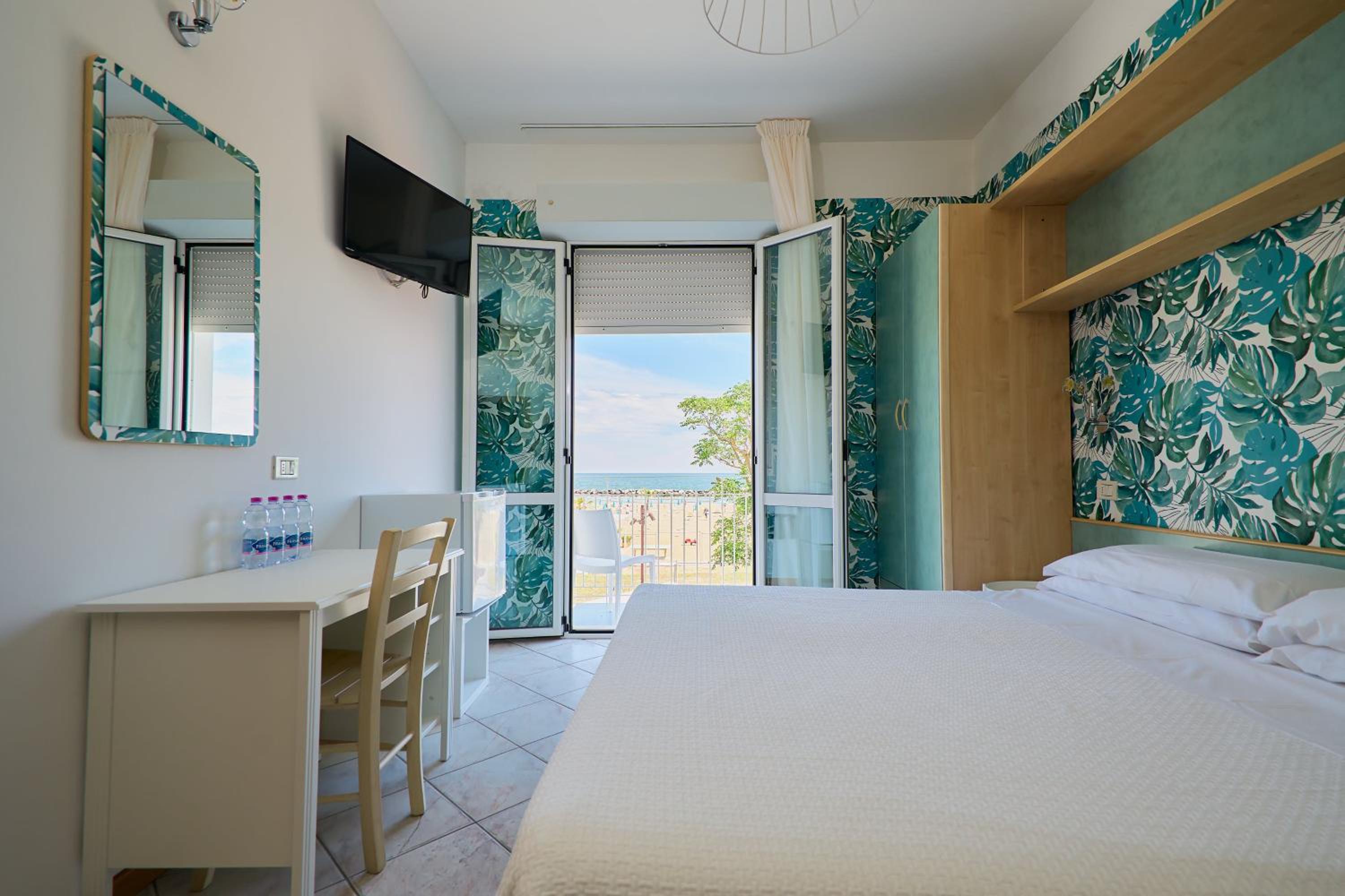 Vierbettzimmer mit Meerblick