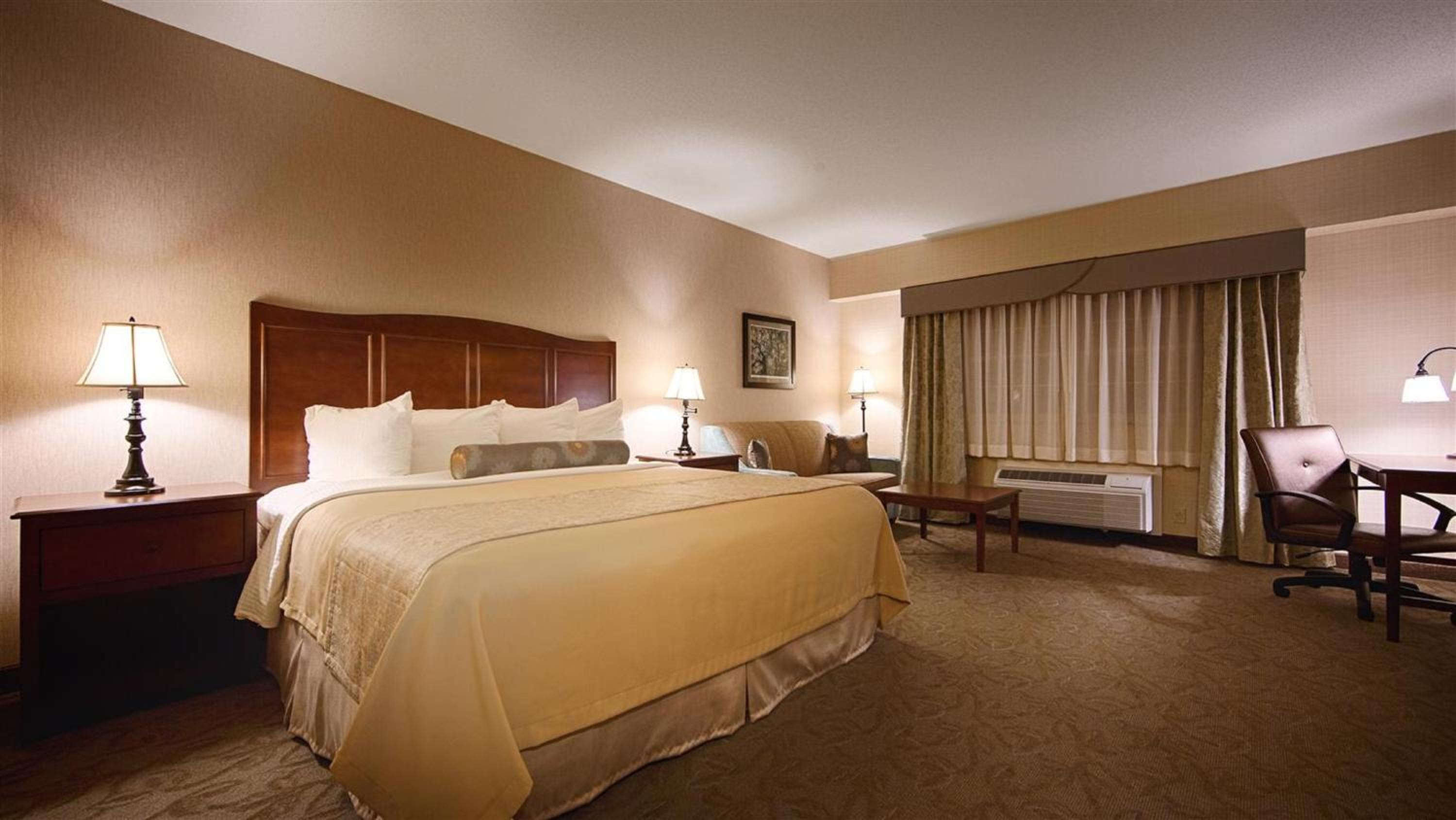 King Room with Mobility Accessible Roll-In Shower and Sofa Bed - Photo 3
