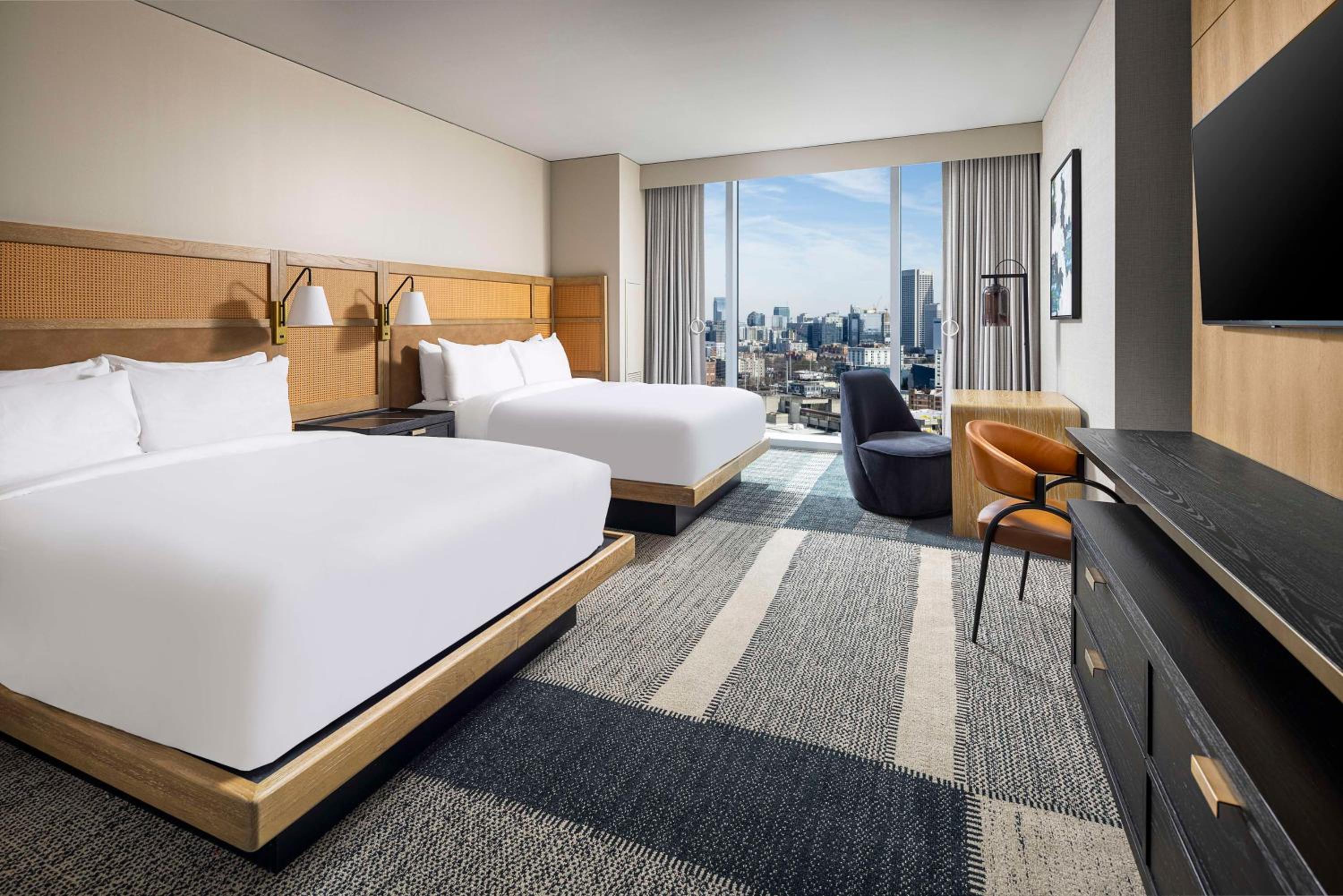 Skyline Queen Room with Two Queen Beds and Bath Tub - Mobility Accessible/City View photo 1