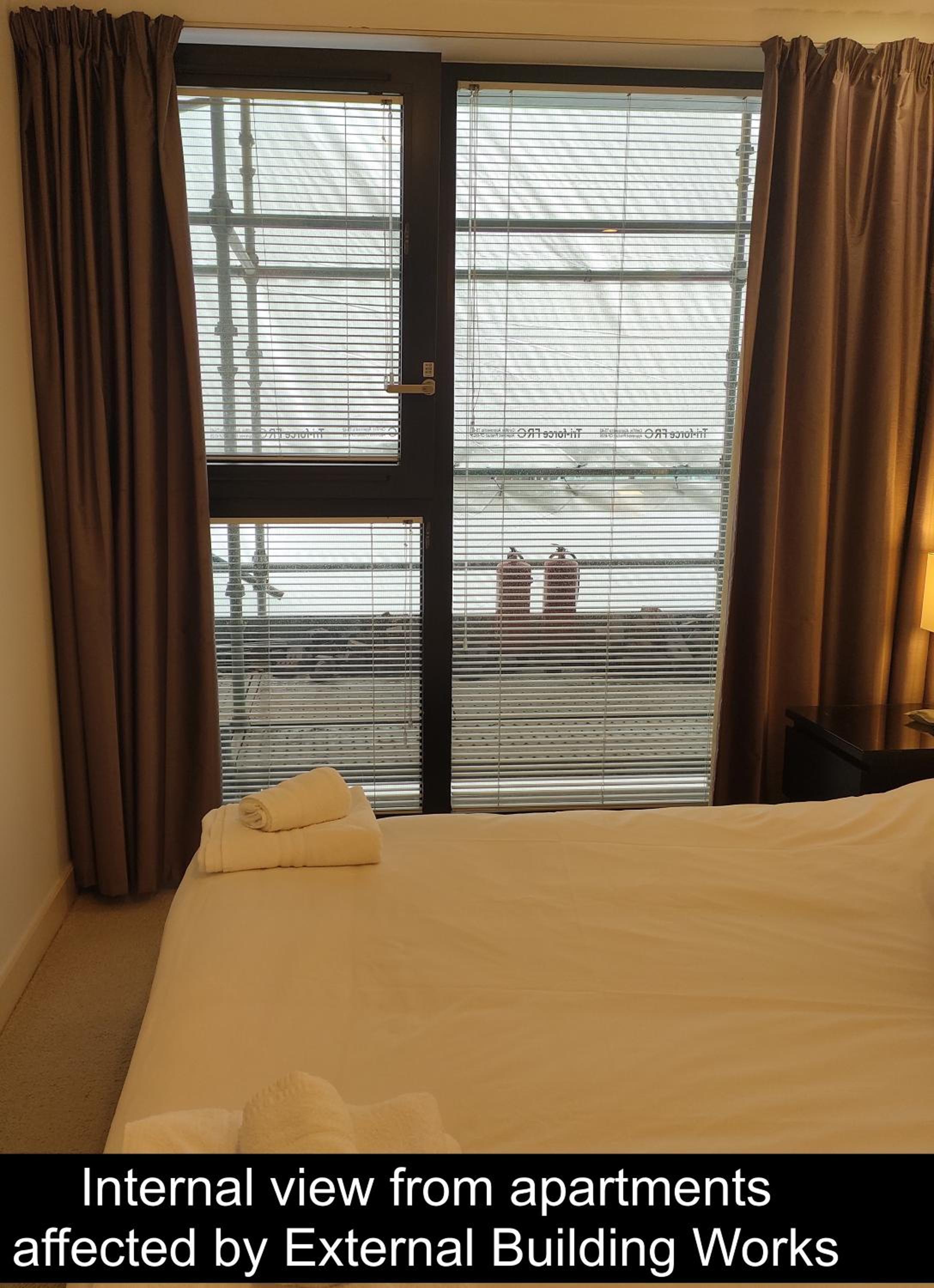 Two Bedroom Superior Apartment, affected by exterior building works. photo 2