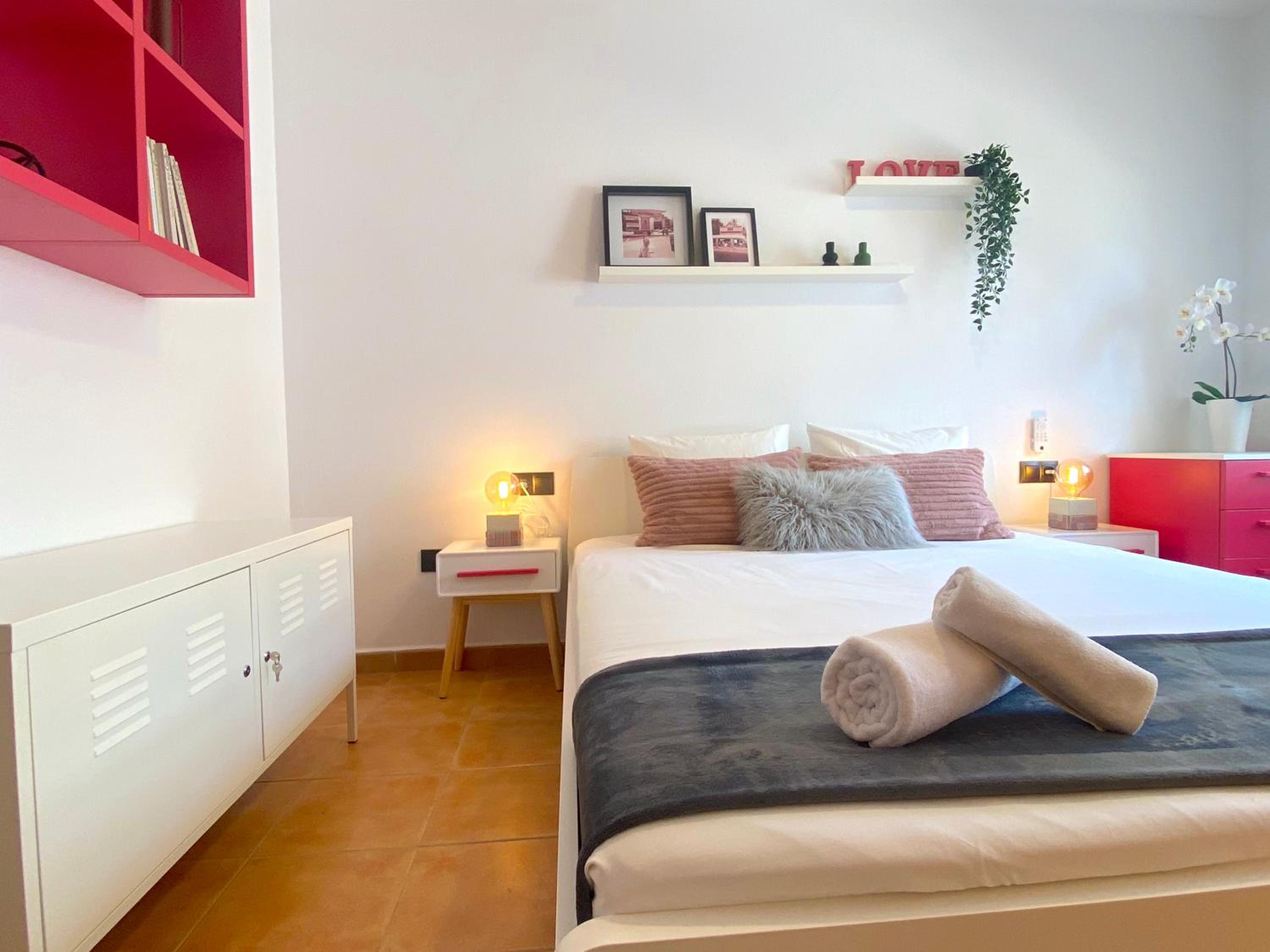 Apartamento con vista a la piscina
