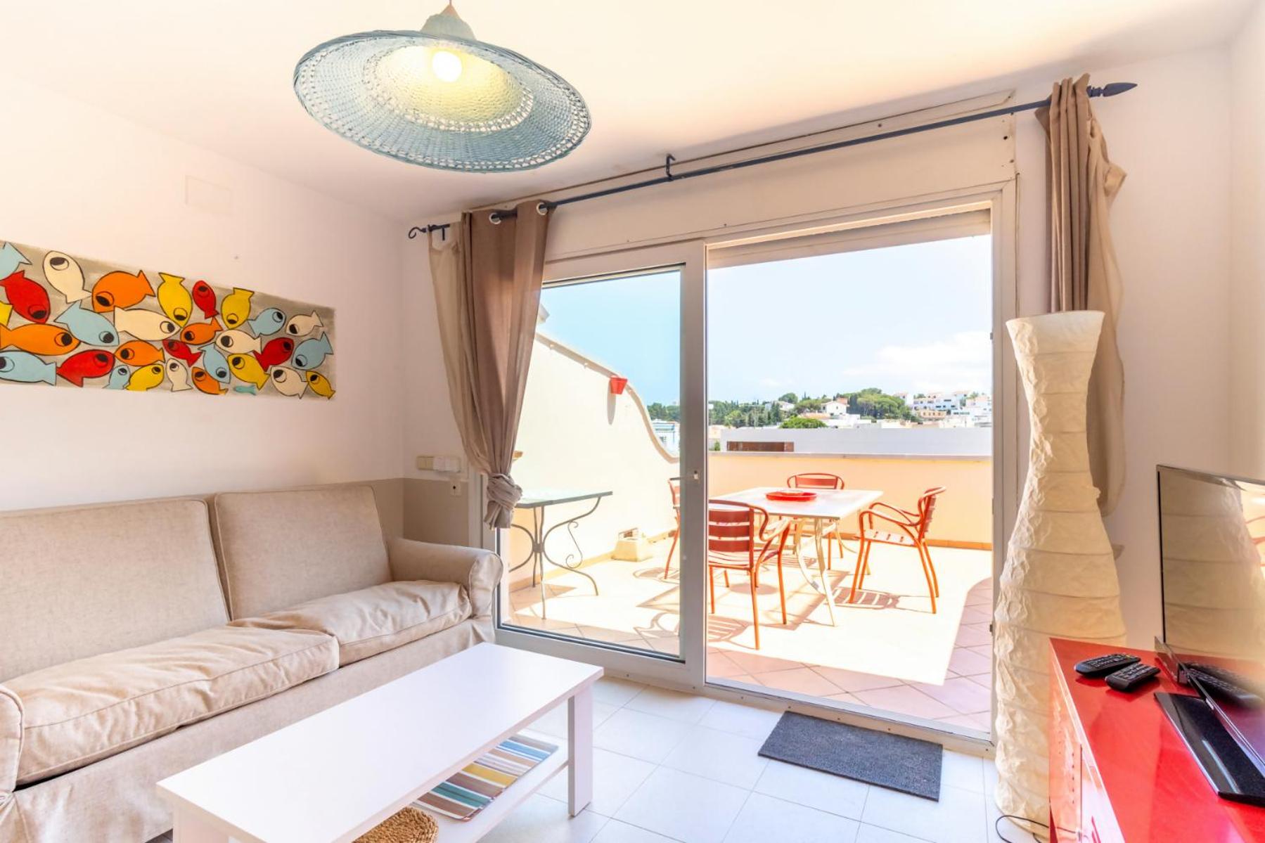 Apartamento con vista al mar