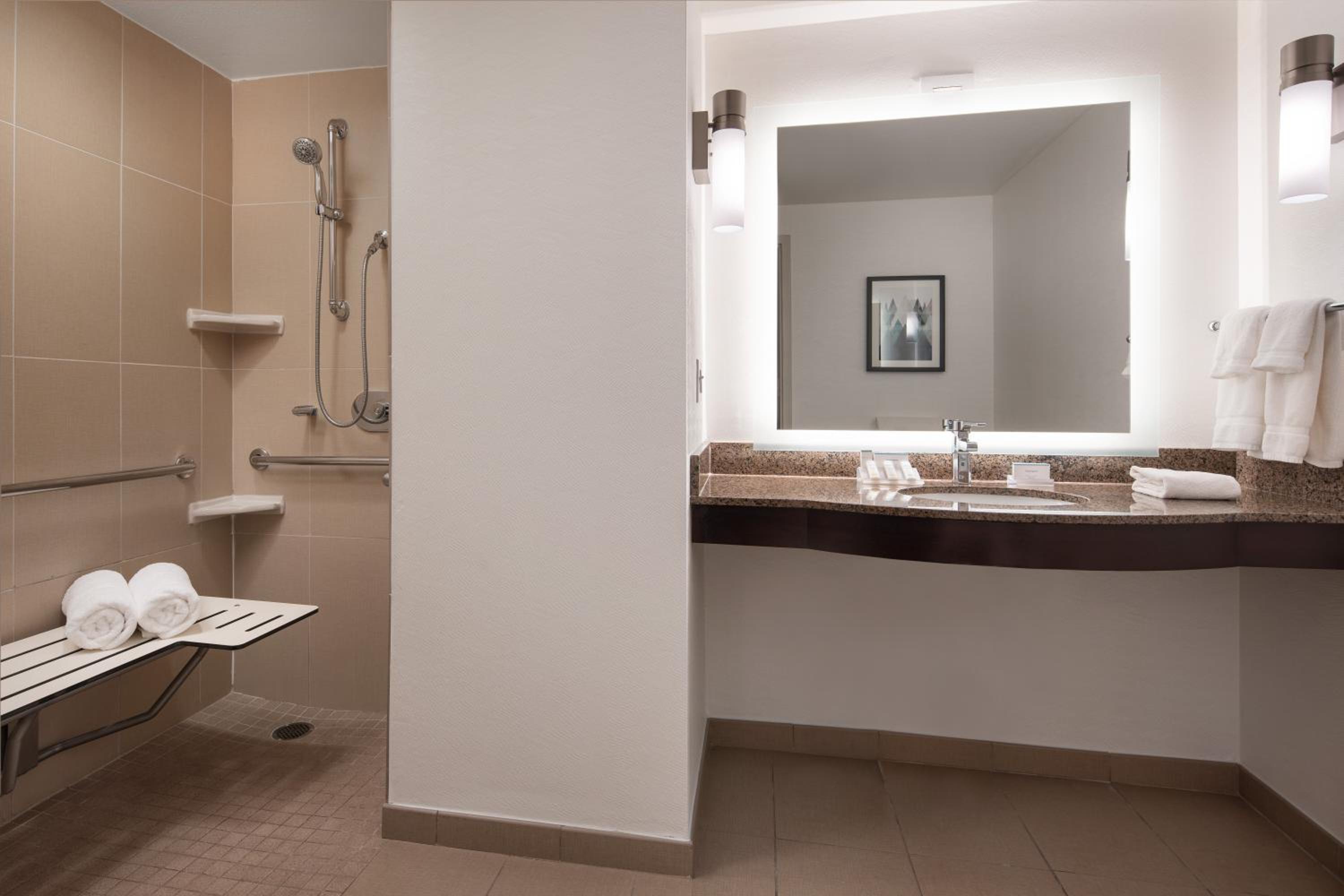 King Room with Roll-In Shower - Mobility Access thumbnail 6