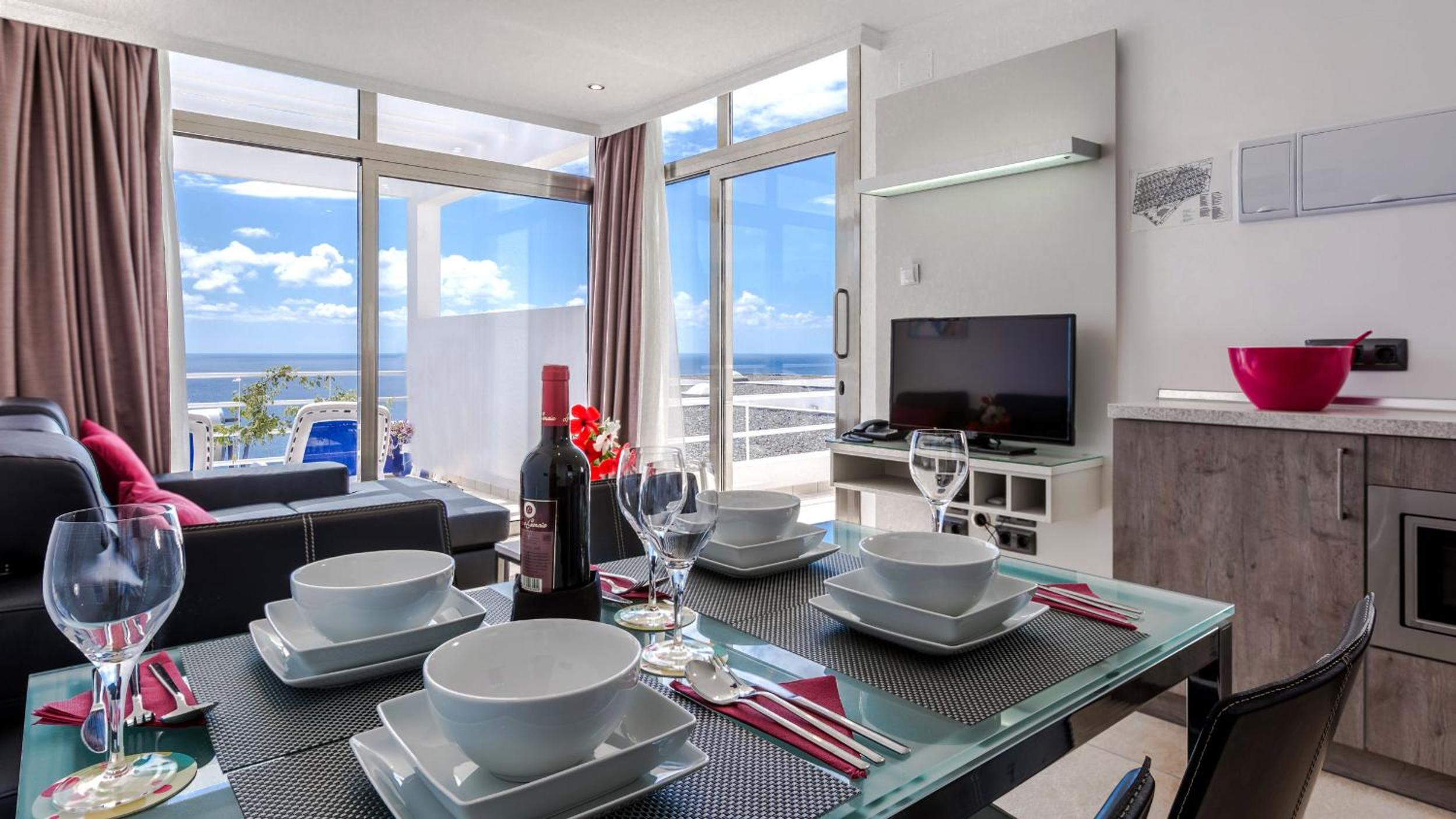 Apartamento de una habitación con vista al mar superior