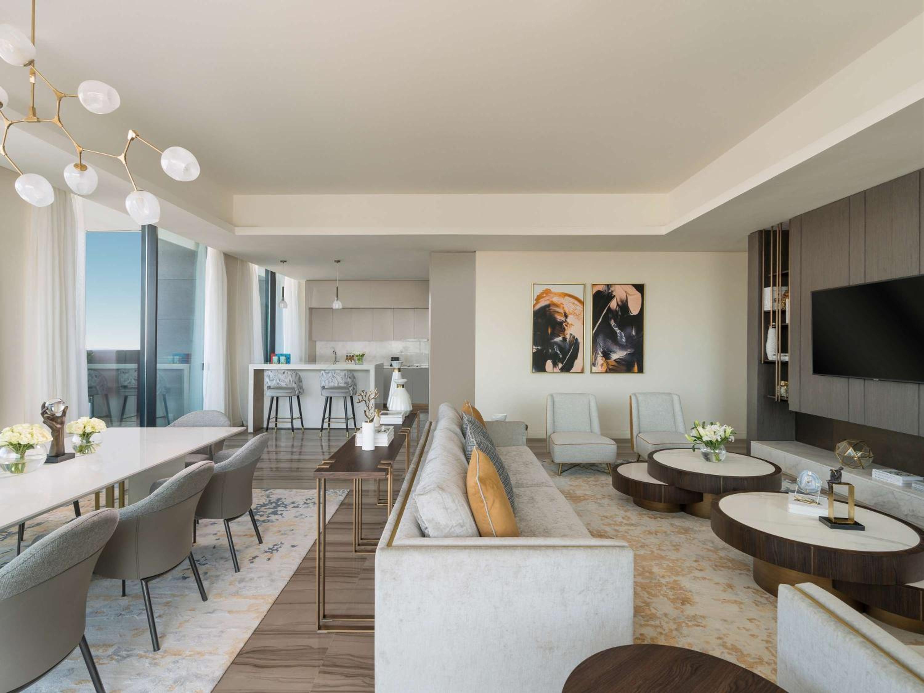 Fairmont Presidential Suite Three Bedroom With Terrace - Corner Multiple Sky View