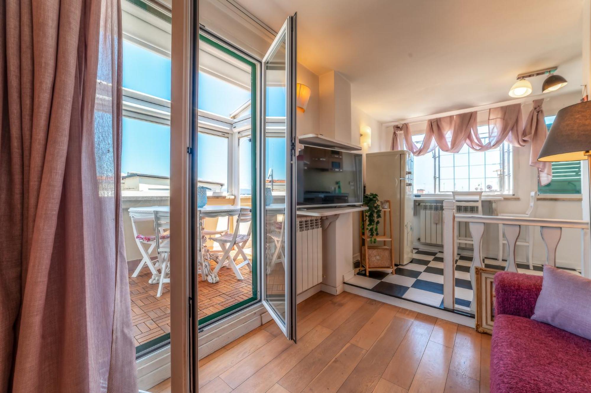 One-Bedroom Apartment with Terrace