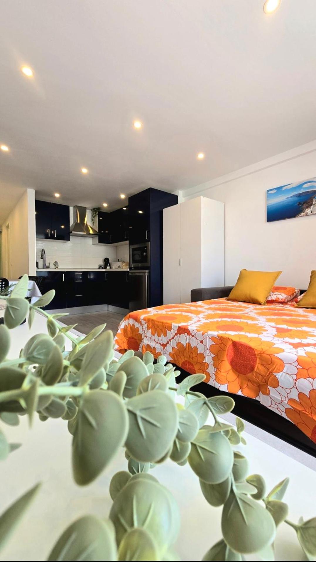 Apartamento de una habitación con balcón y vista al mar