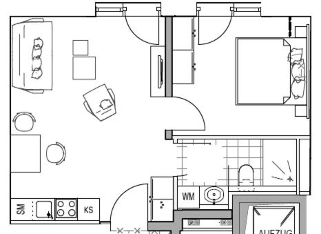 Apartment with Balcony