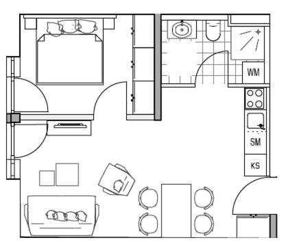 Apartment with Balcony photo 3