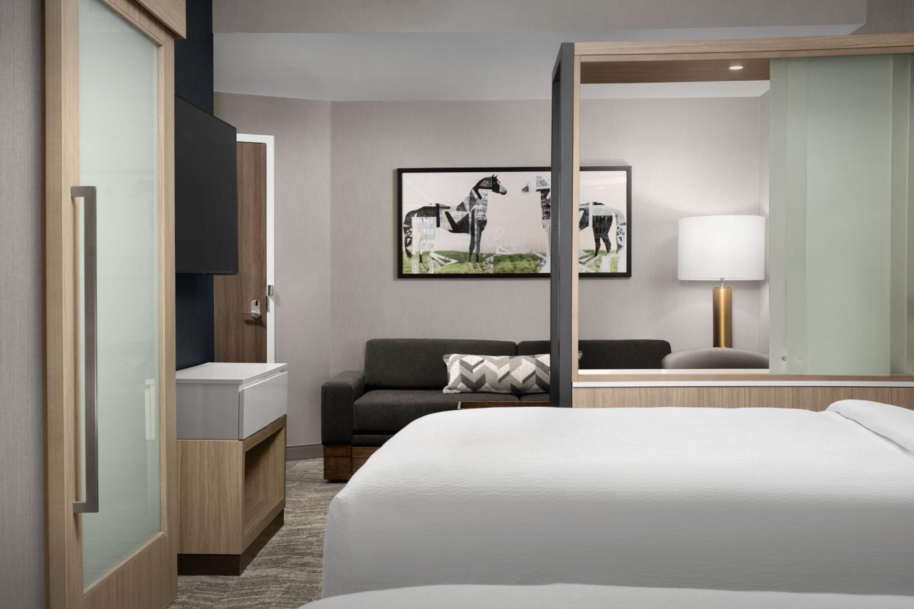Queen Suite with Two Queen Beds and Trundle Sofa photo 3