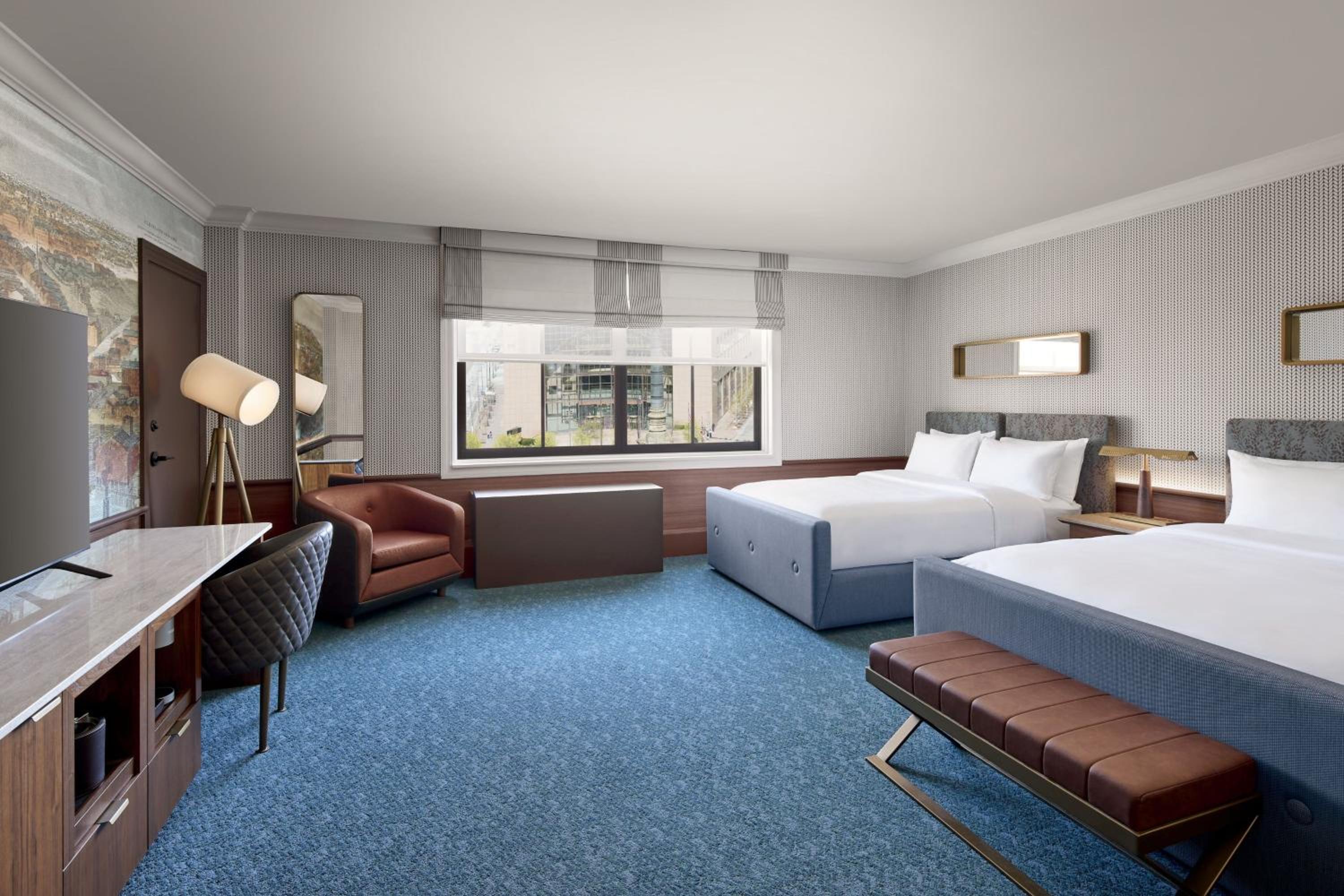 Queen Room with Two Queen Beds and Tub - Mobility Accessible photo 1