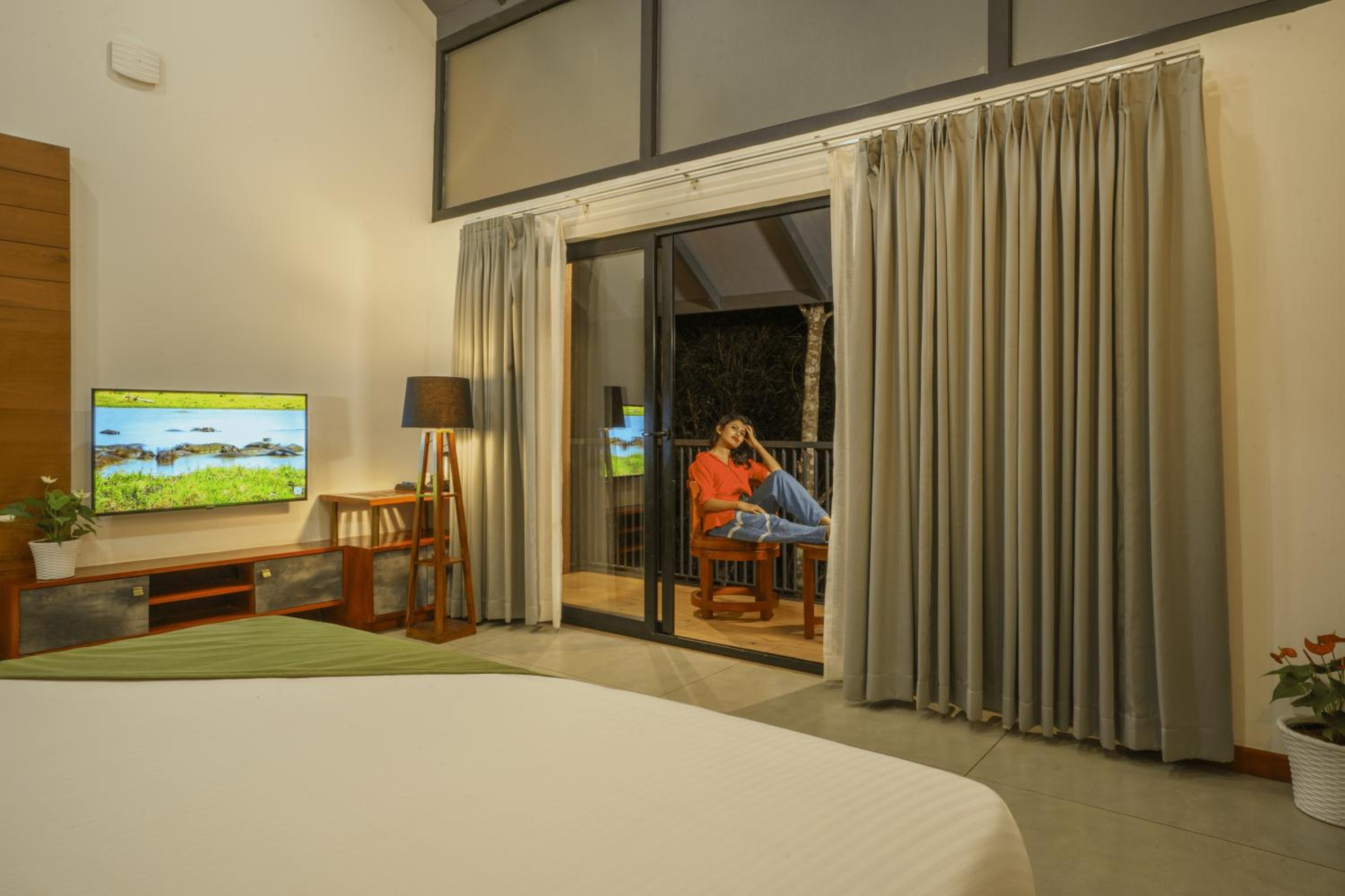 Family Room with Balcony