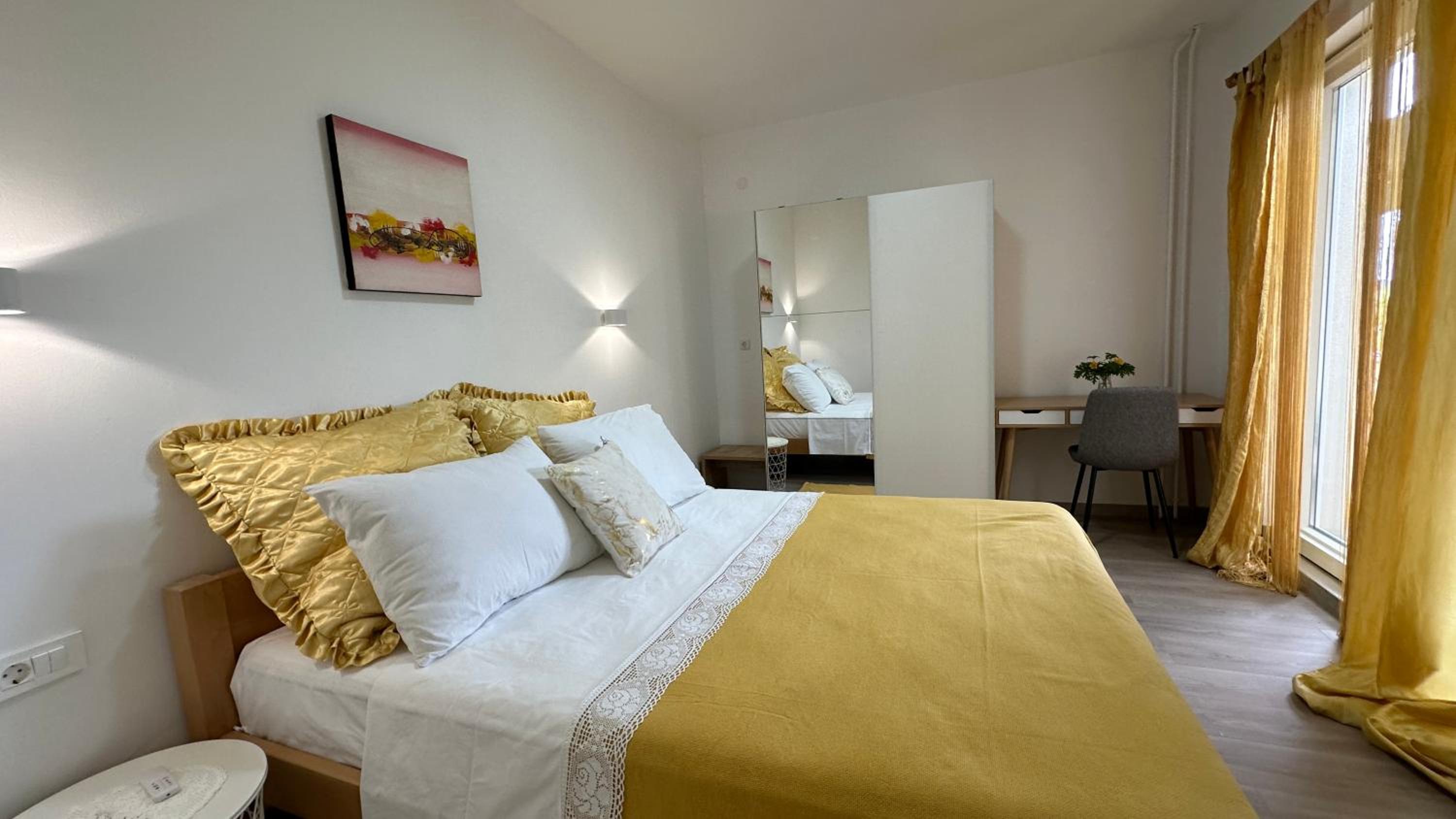 One-Bedroom Apartment with Balcony and Sea View