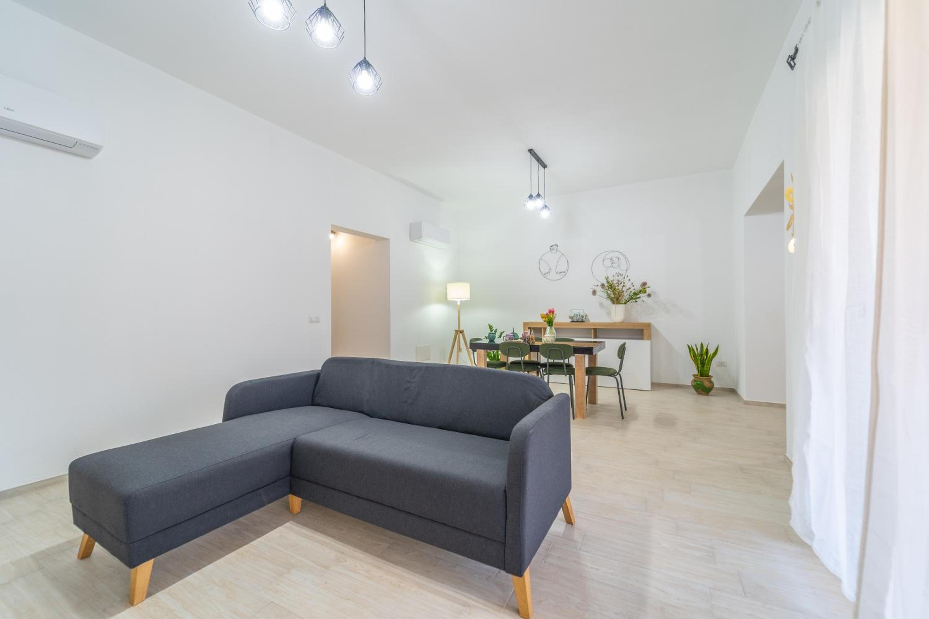 Three-Bedroom Apartment with Balcony
