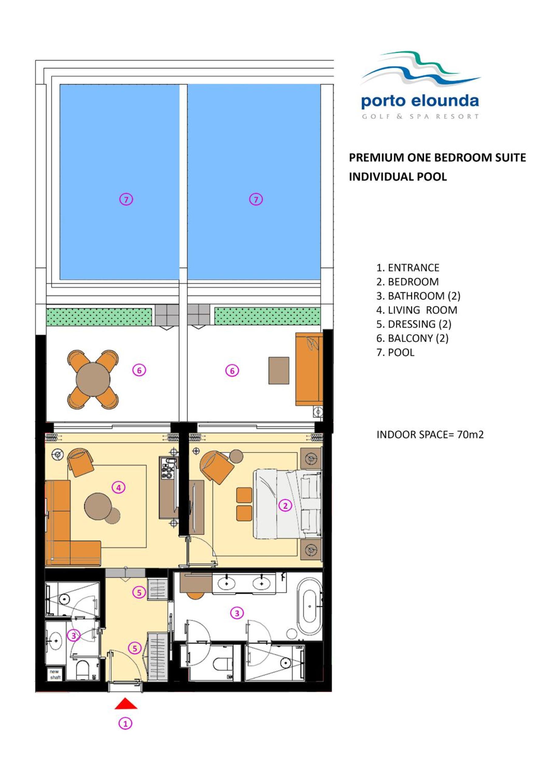 Premium Family One Bedroom Suite individual Pool - Photo 5
