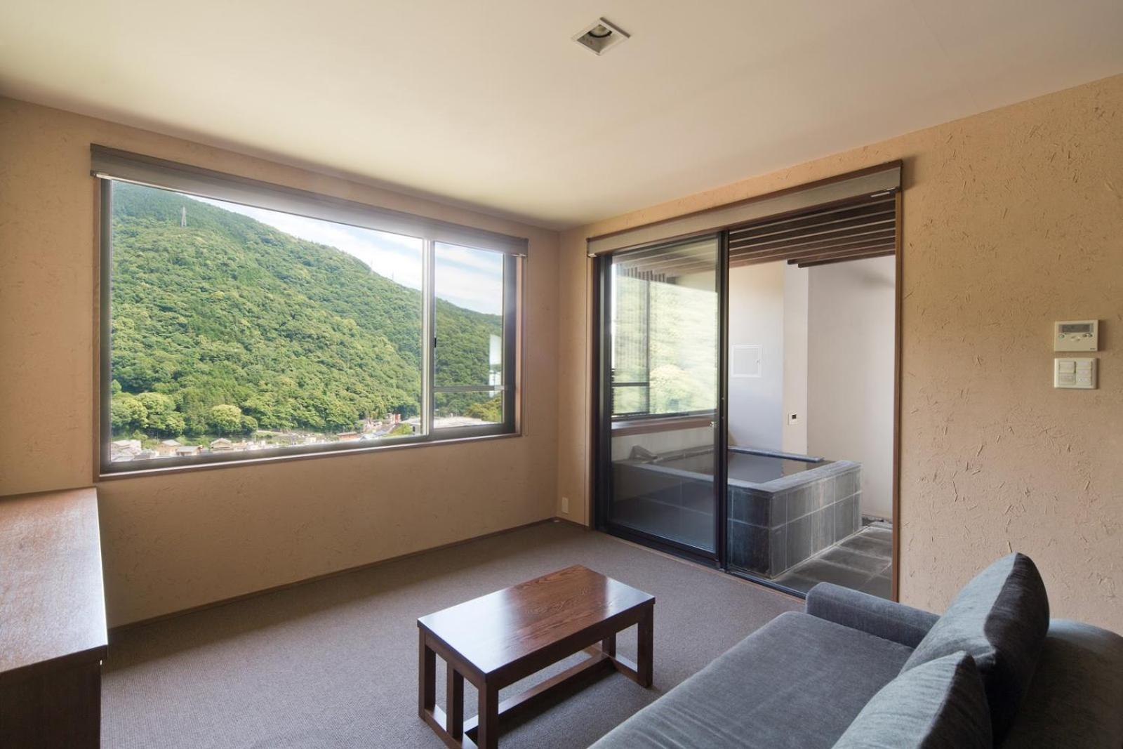 【Adult Only】Luxury Tower - Twin Room with Open-Air Bath - Breakfast served from 7:30- / Japanese Breakfast
