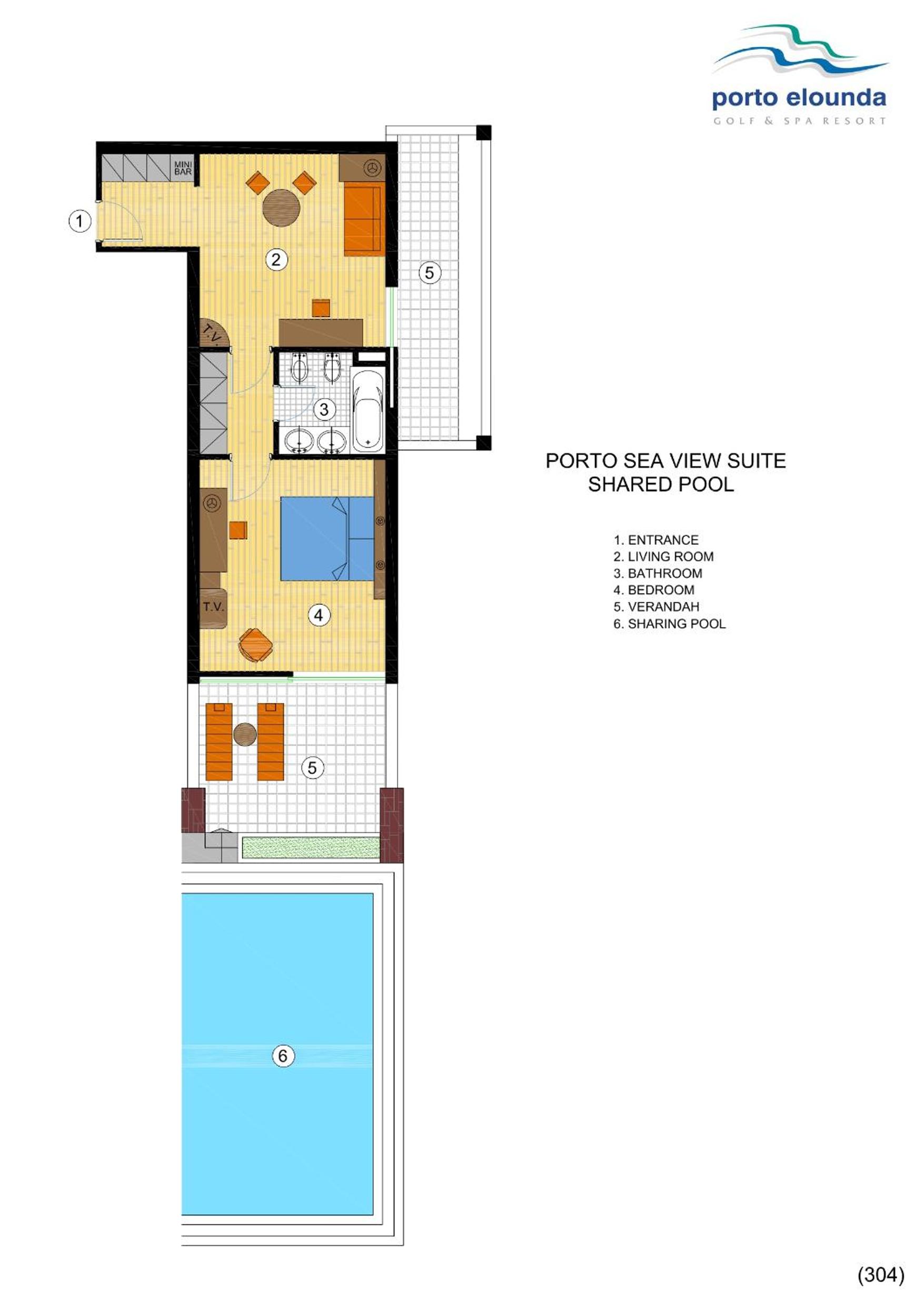 Porto Sea View Suite Shared Pool