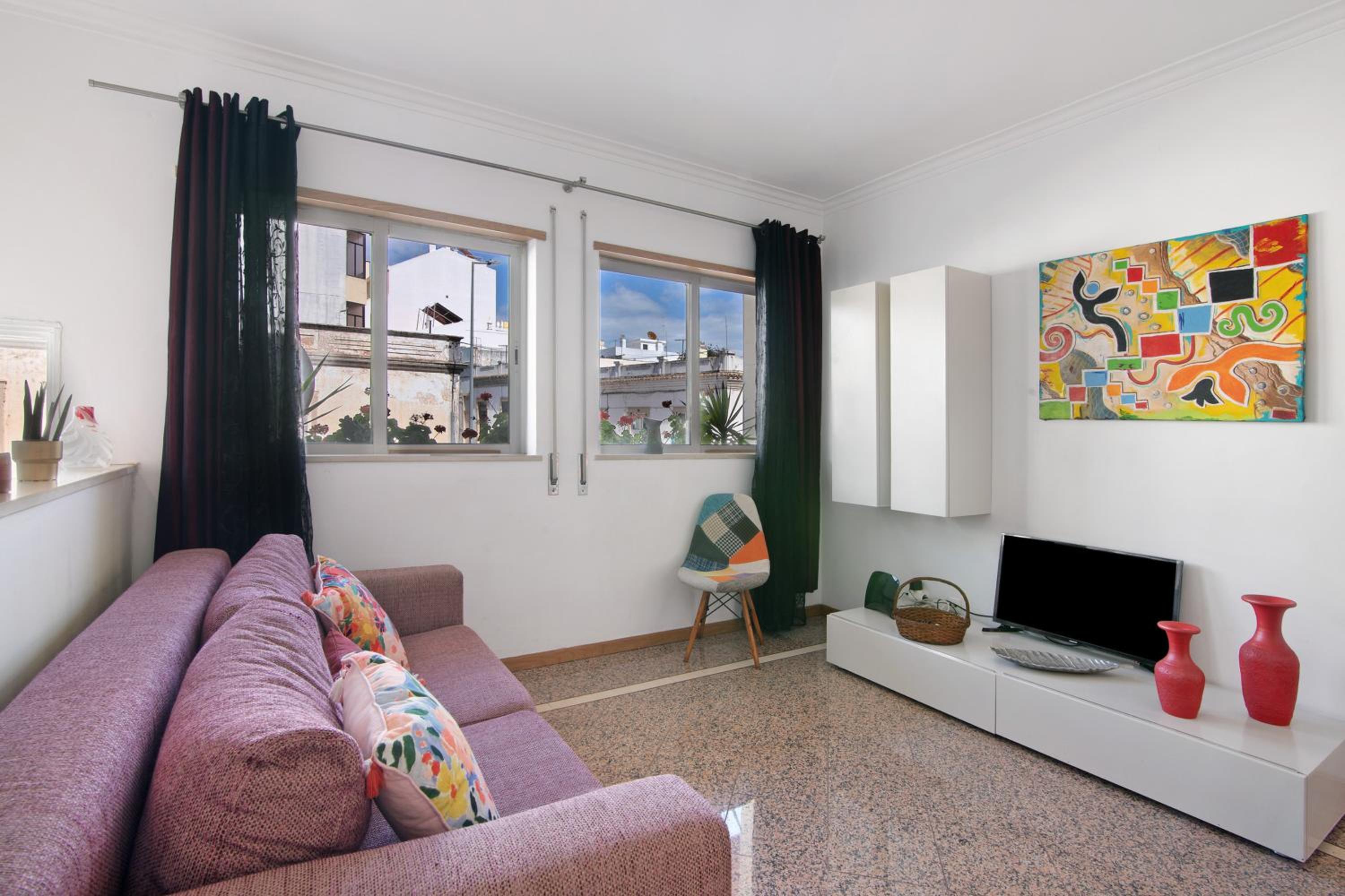 One-Bedroom Apartment with Garden View
