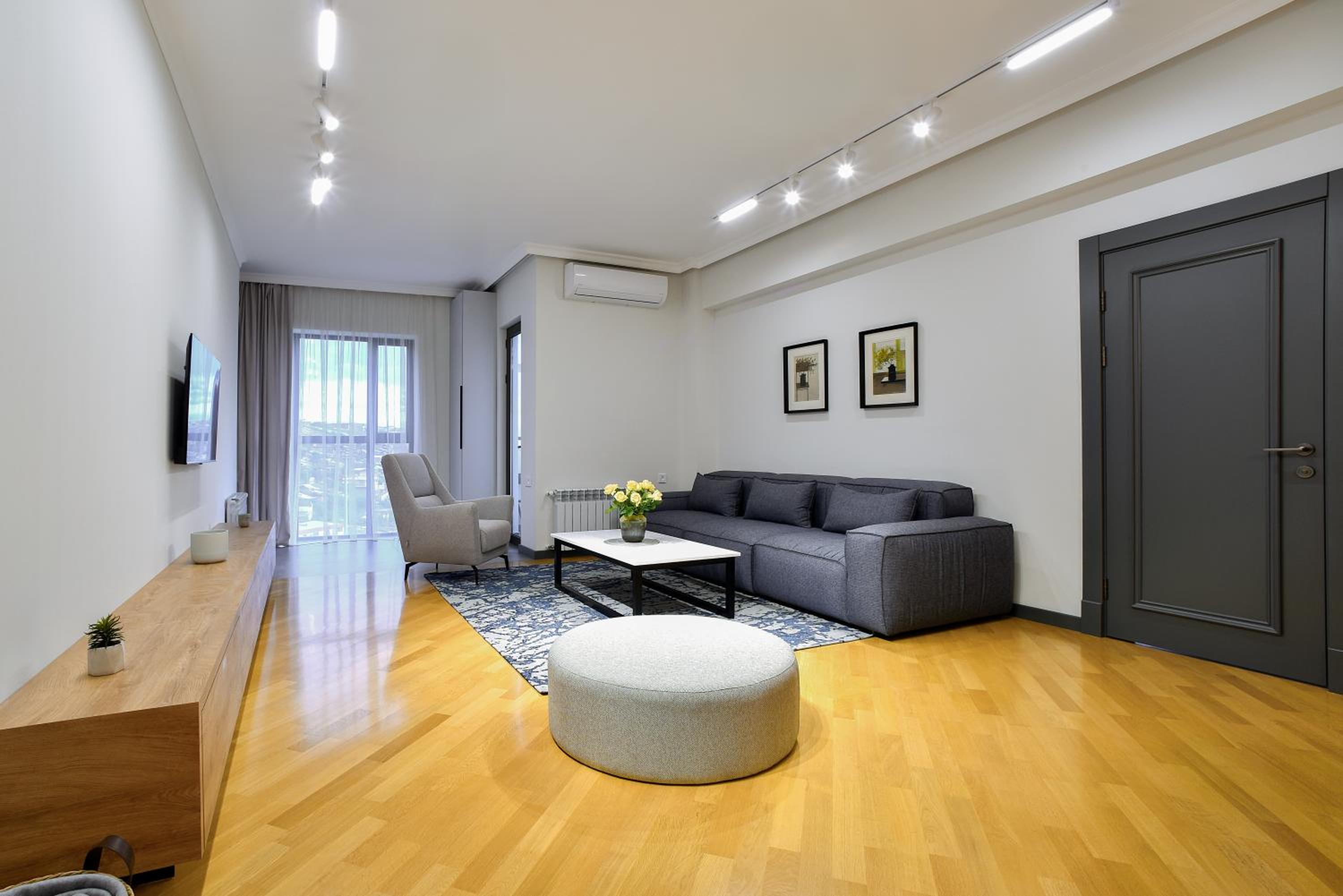 Deluxe One-Bedroom Apartment with City View