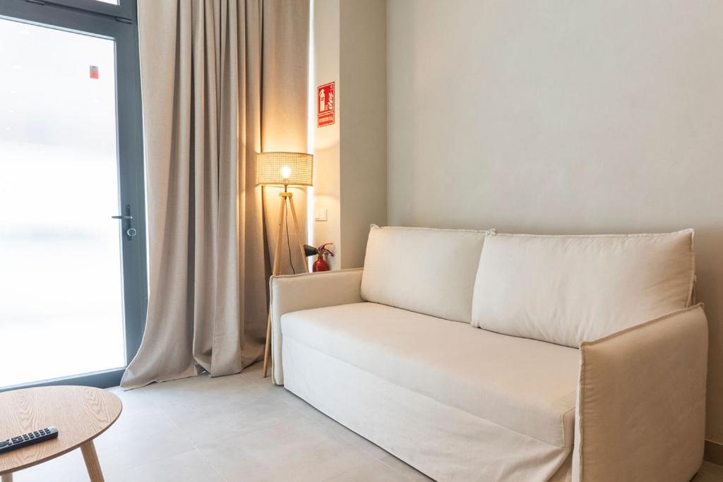 Estudio con sofá cama