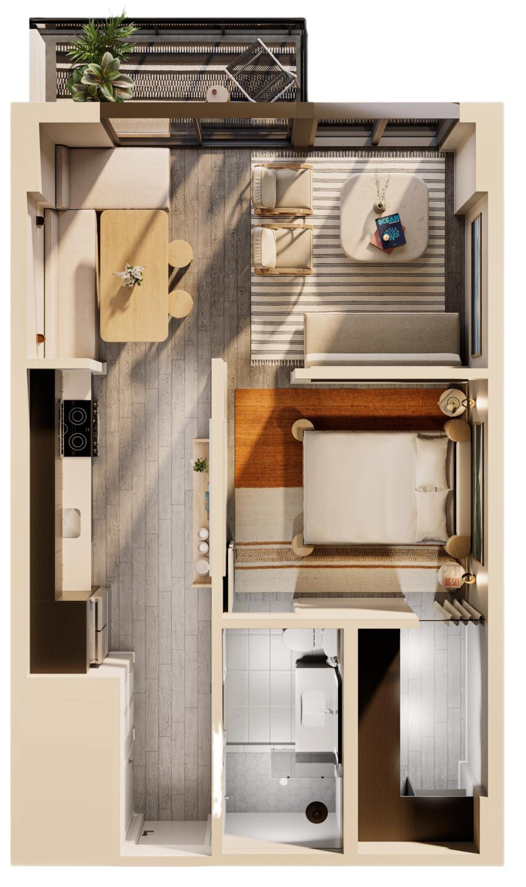 One-Bedroom Apartment with River View - Photo 6