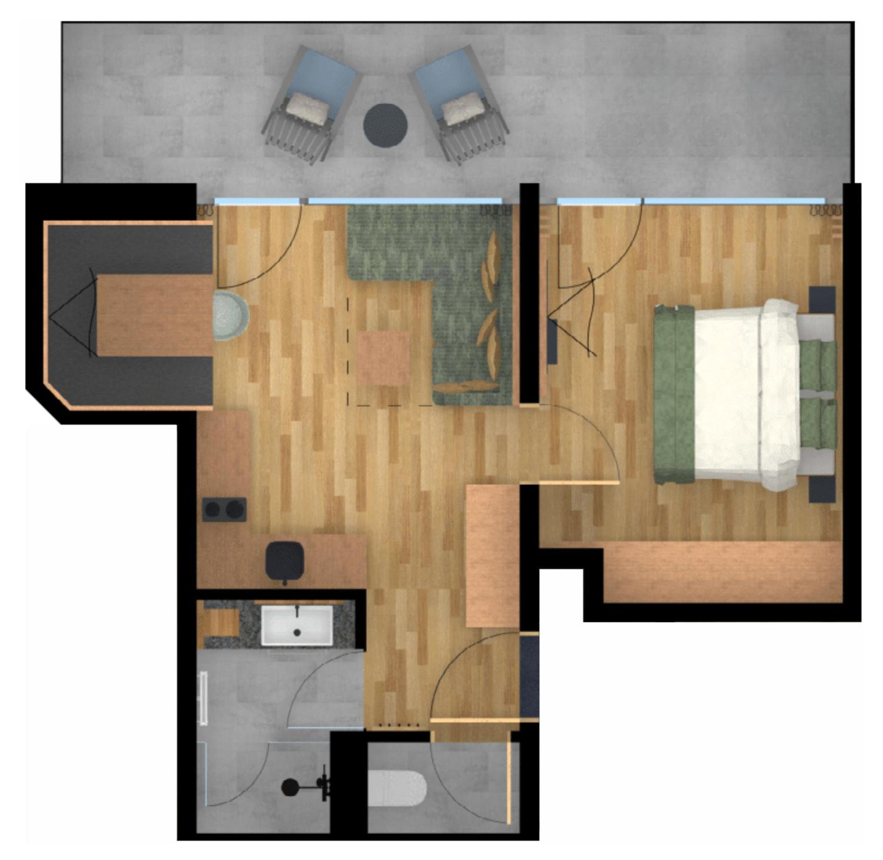 Modern Apartment Superior - 1 bedroom photo 3