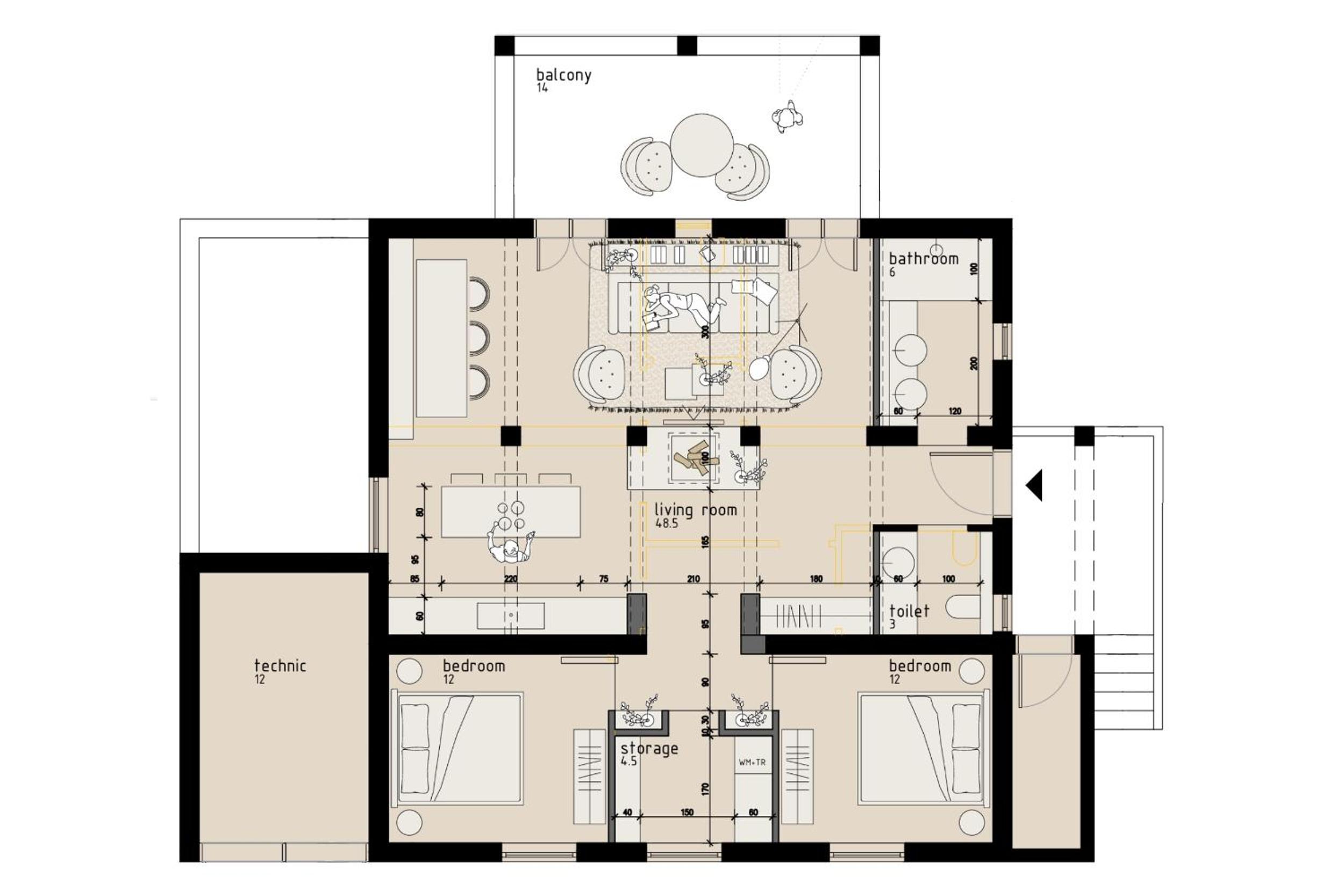 Two-Bedroom Apartment