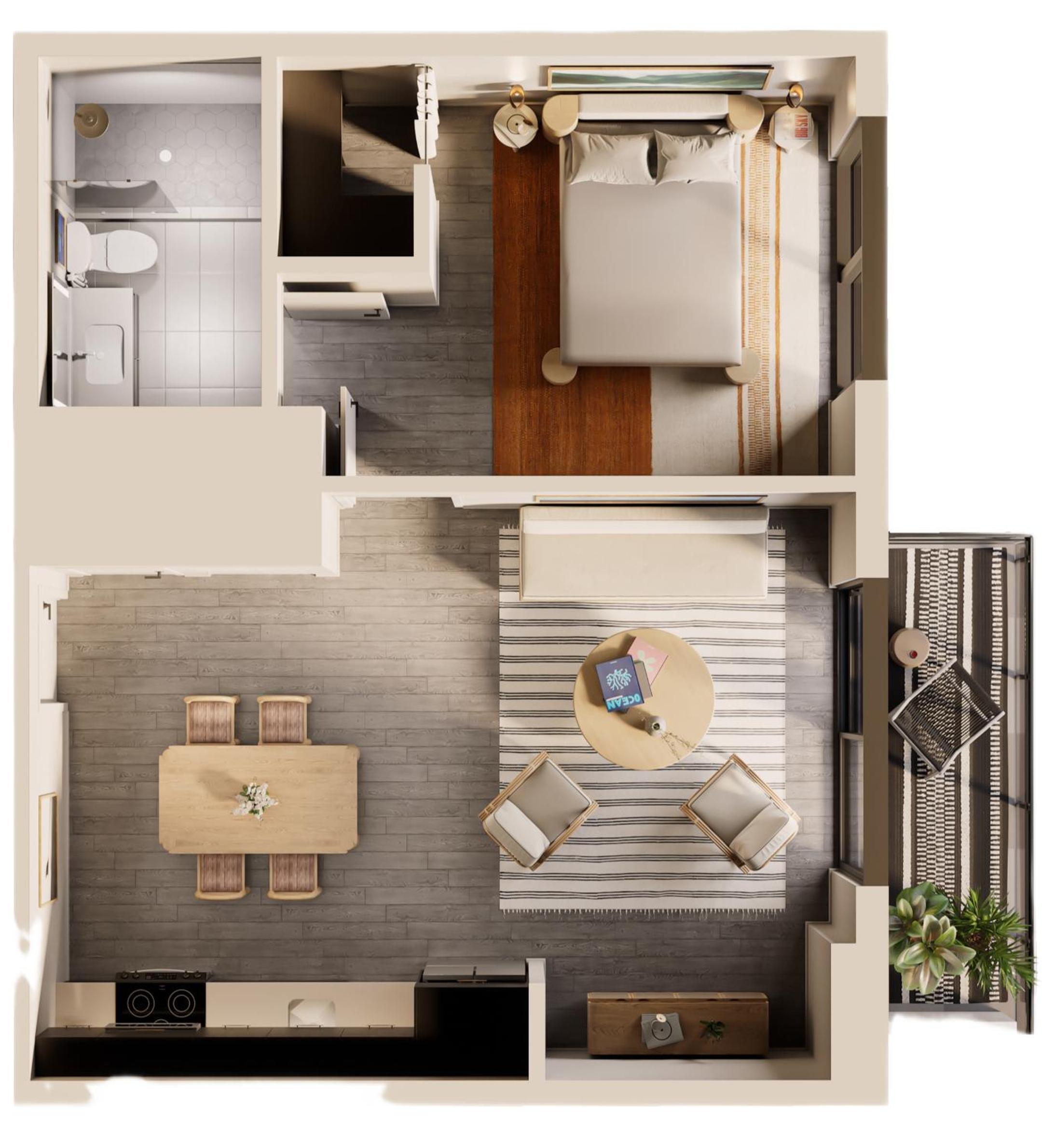 One-Bedroom Apartment - Photo 6