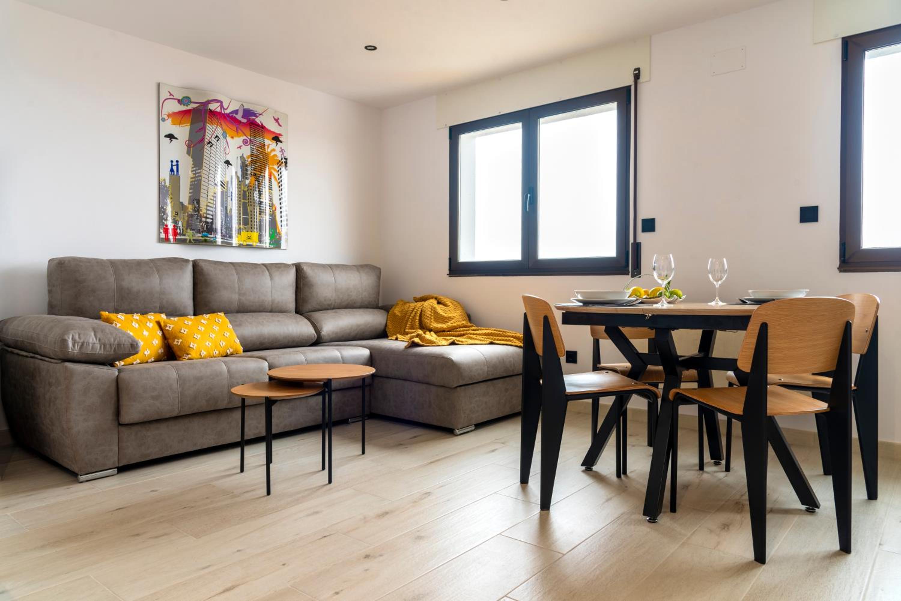 Apartamento de dos habitaciones