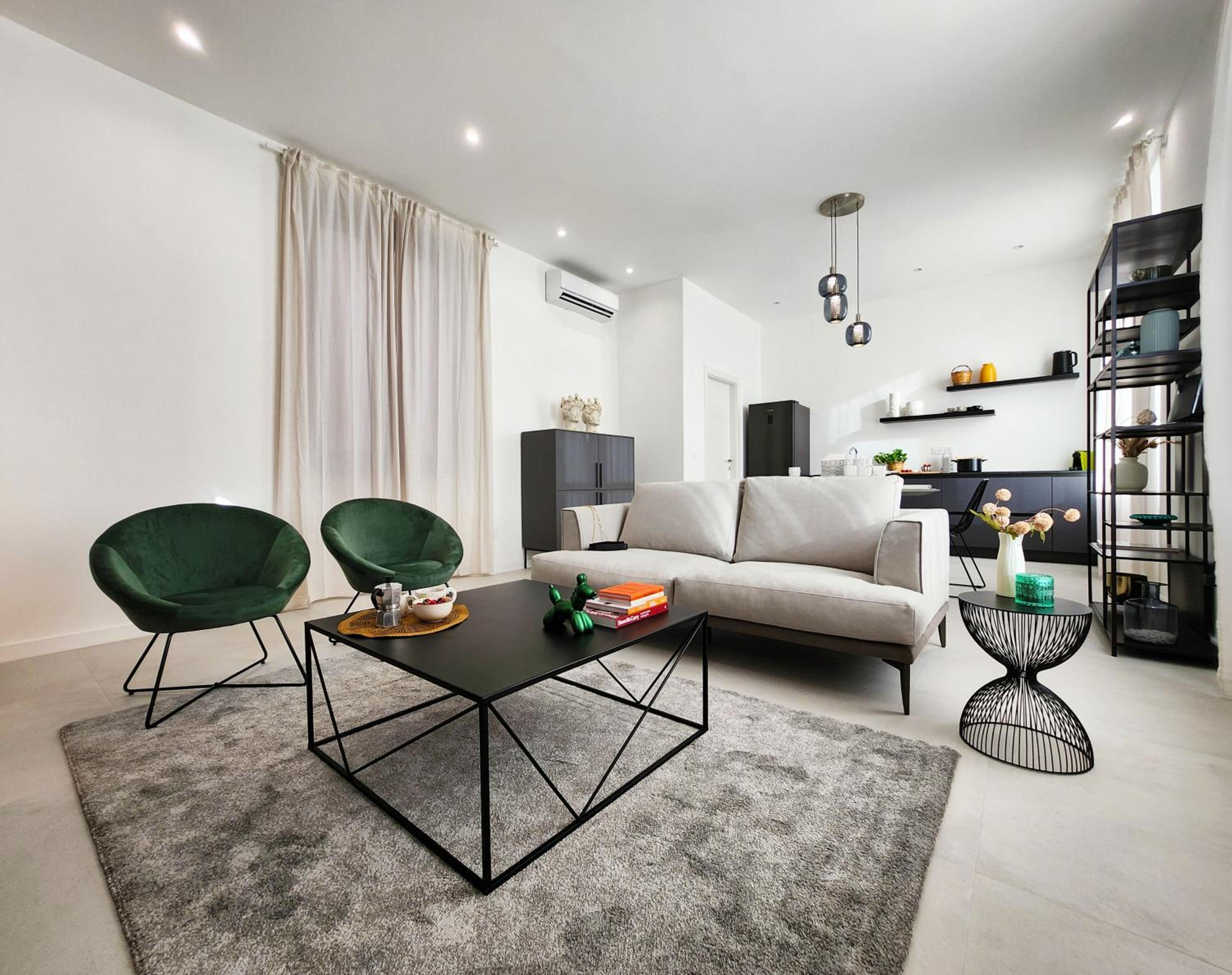 Two-Bedroom Apartment with Balcony and Sea View