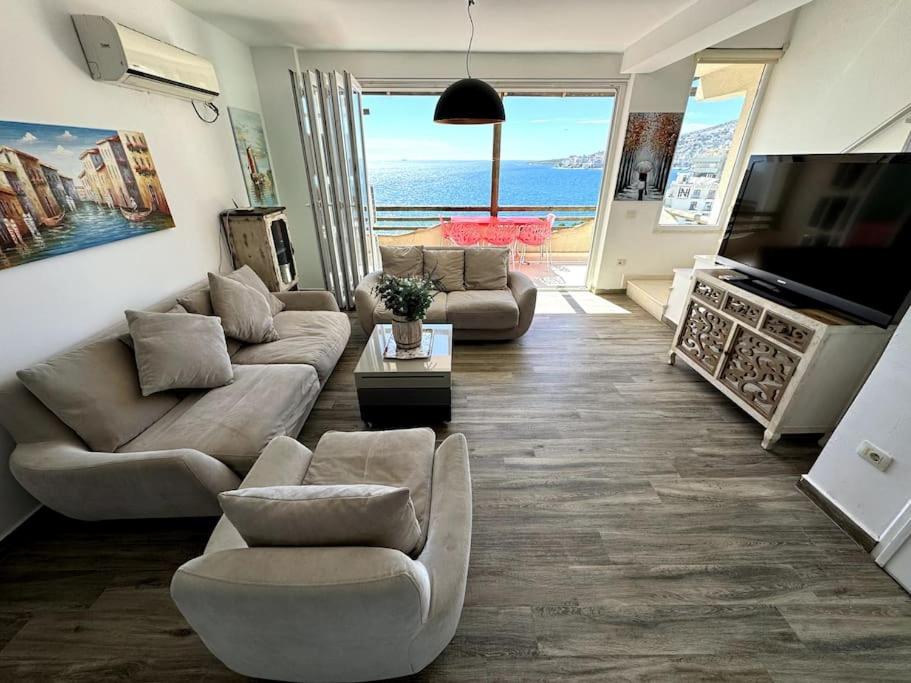 Two-Bedroom Apartment with Terrace and Sea View