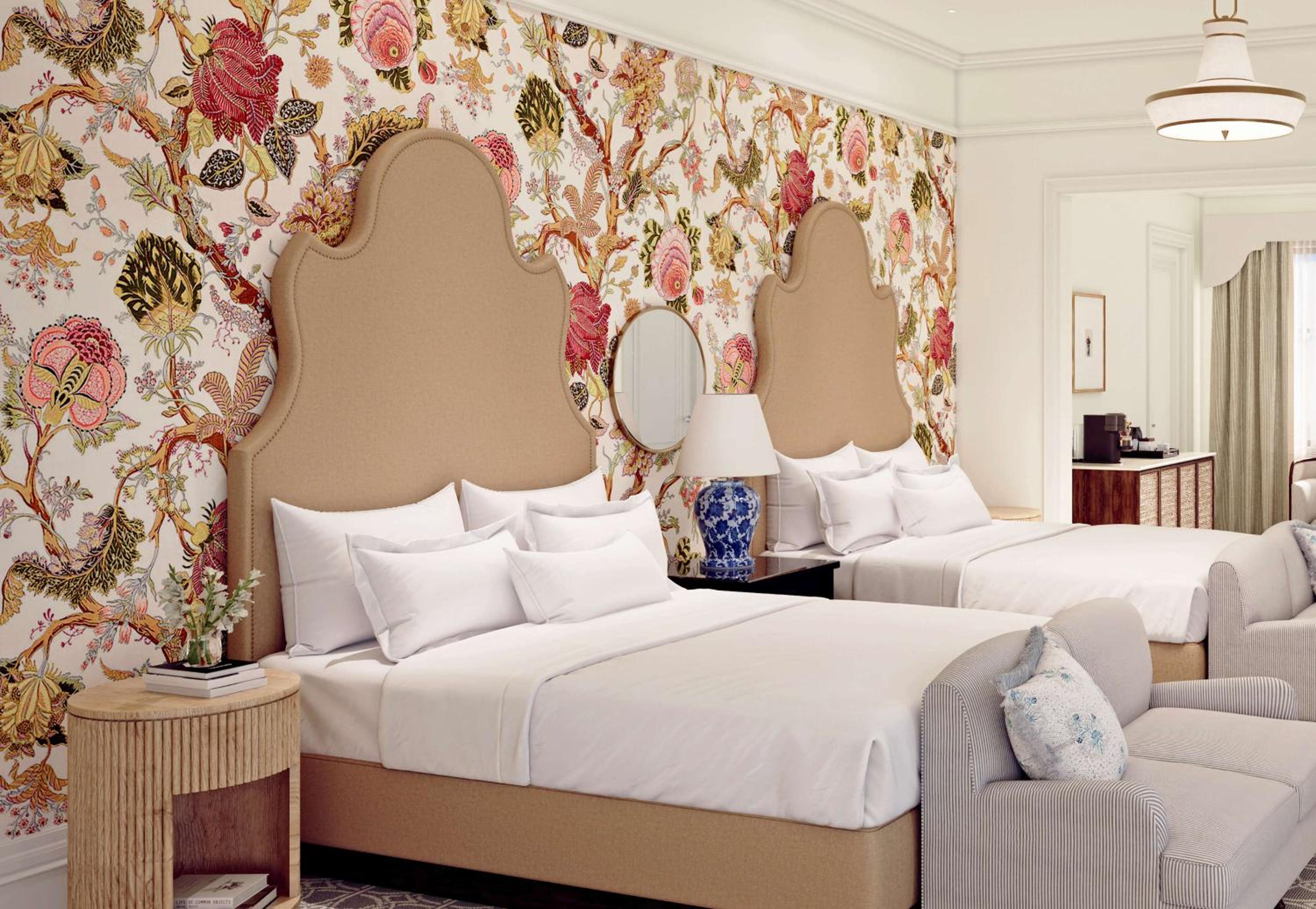 Victorian Room with Two Queen Beds, Courtyard View and Balcony - Photo 1
